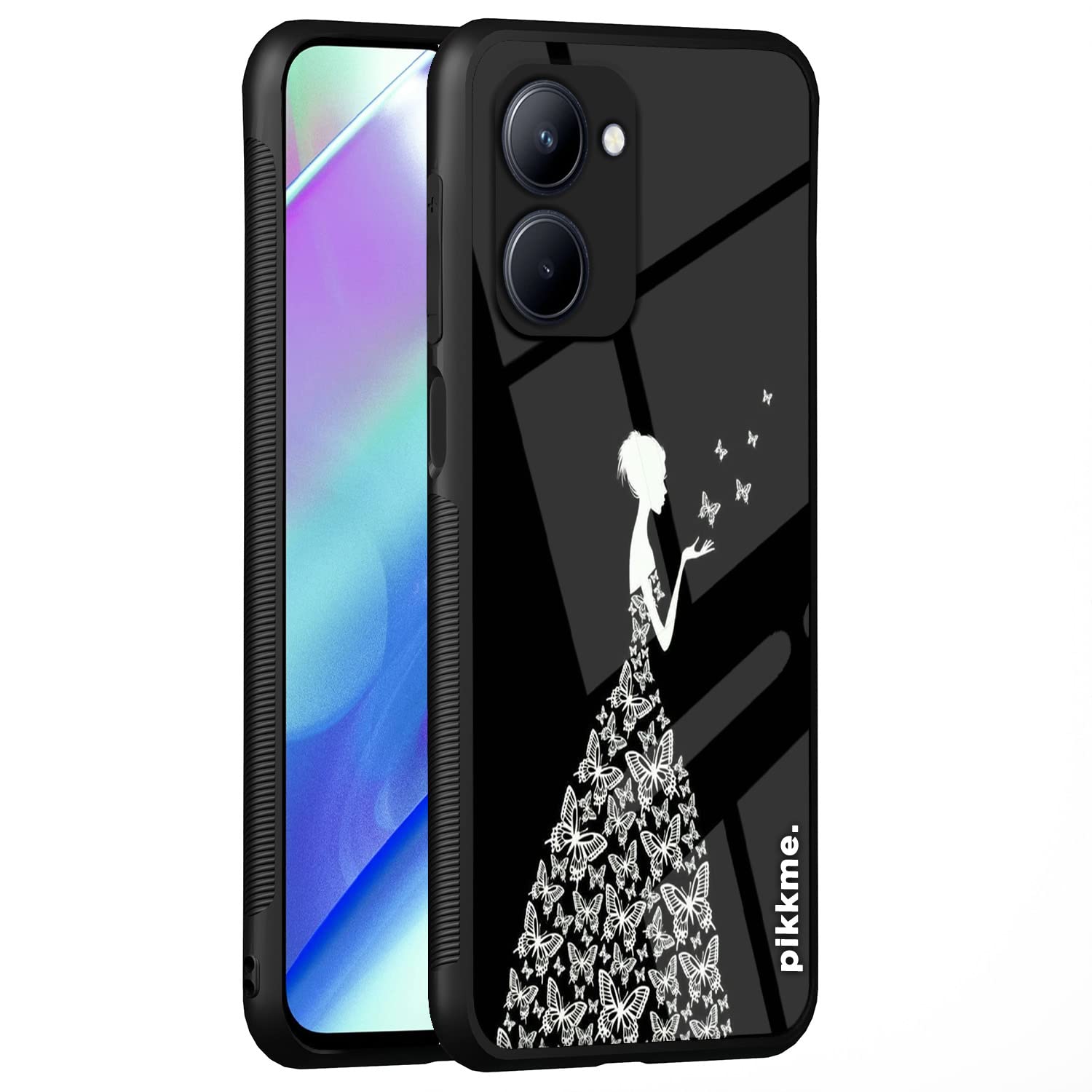Realme C33 Hybrid mobile back cover by Pikkme