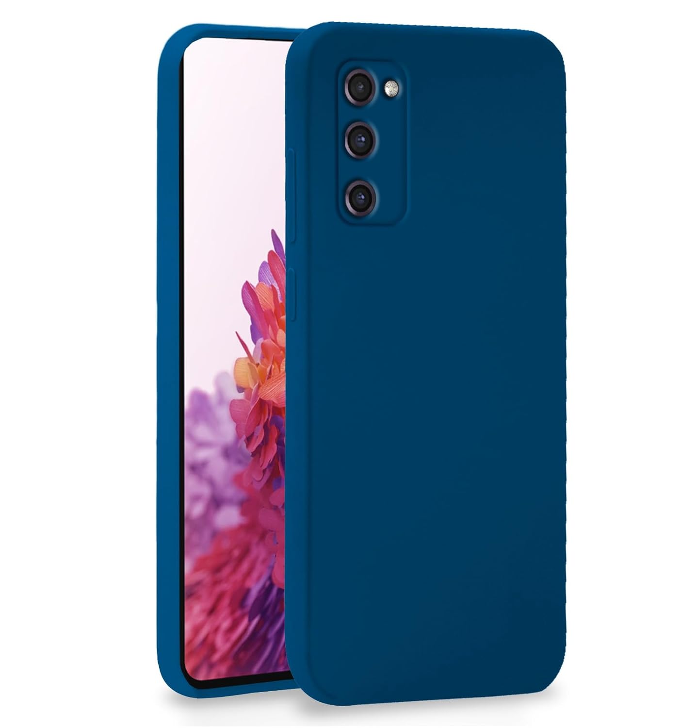 Samsung Galaxy S20 FE / S20 FE 5G Liquid Silicone Back Cover-Blue