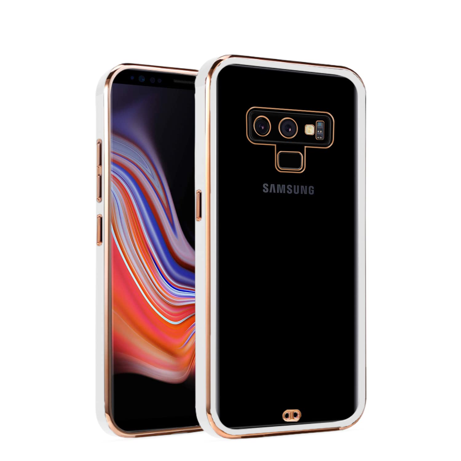 Samsung Note 9 mobile cover in white by Pikkme