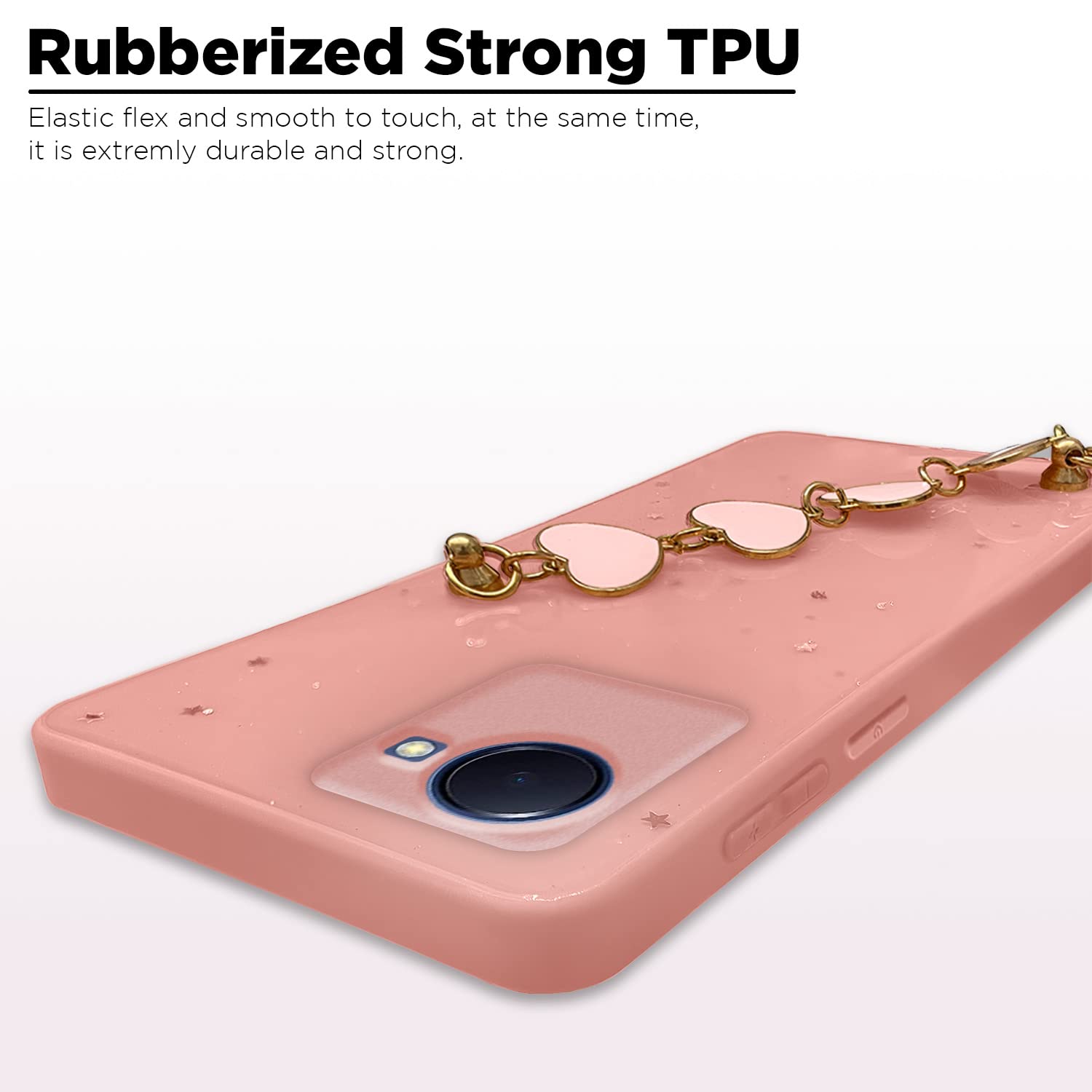 Pikkme pink Chain mobile back cover for Realme C30/Narzo 50i Prime, Realme C30/50i Prime – photo 5
