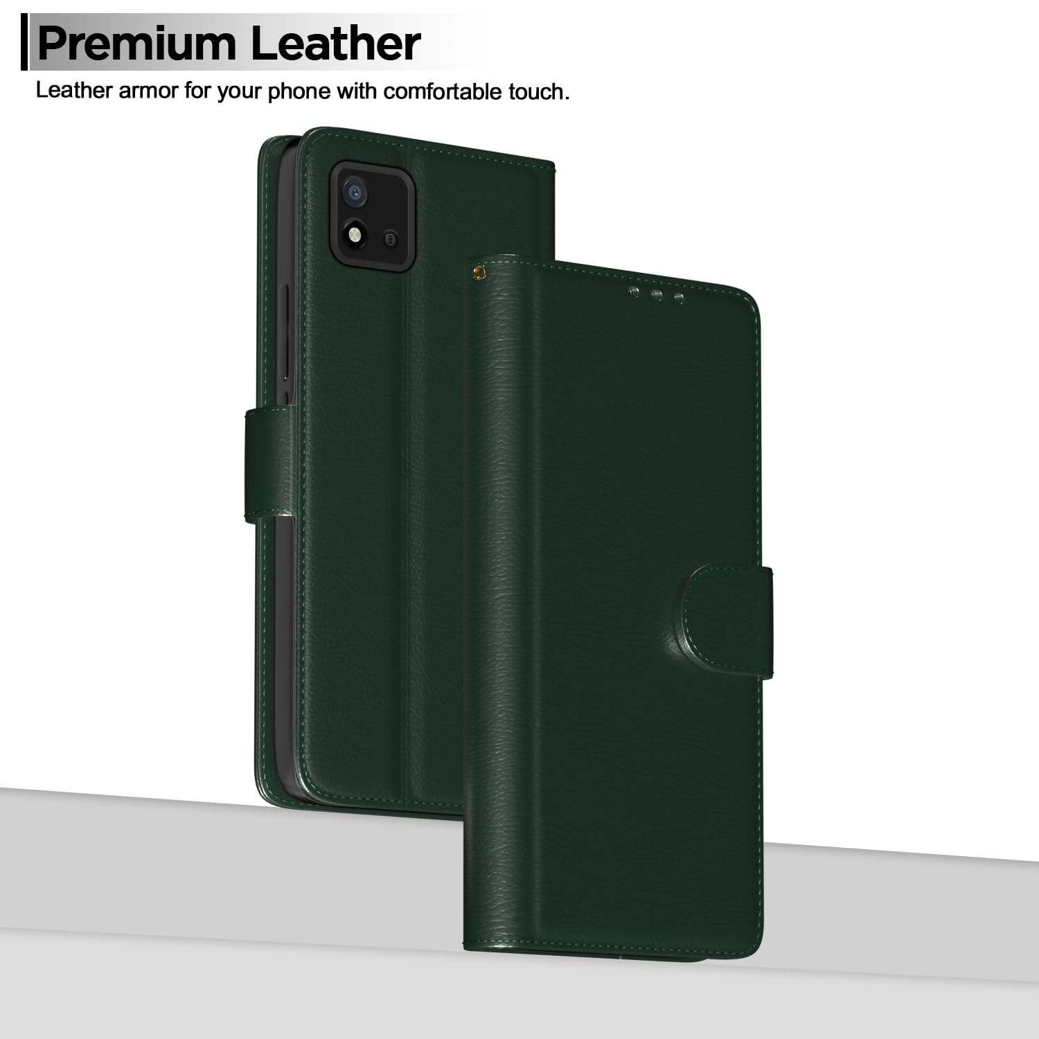 Realme C11 Wallet mobile flip cover in green by Pikkme – photo 2