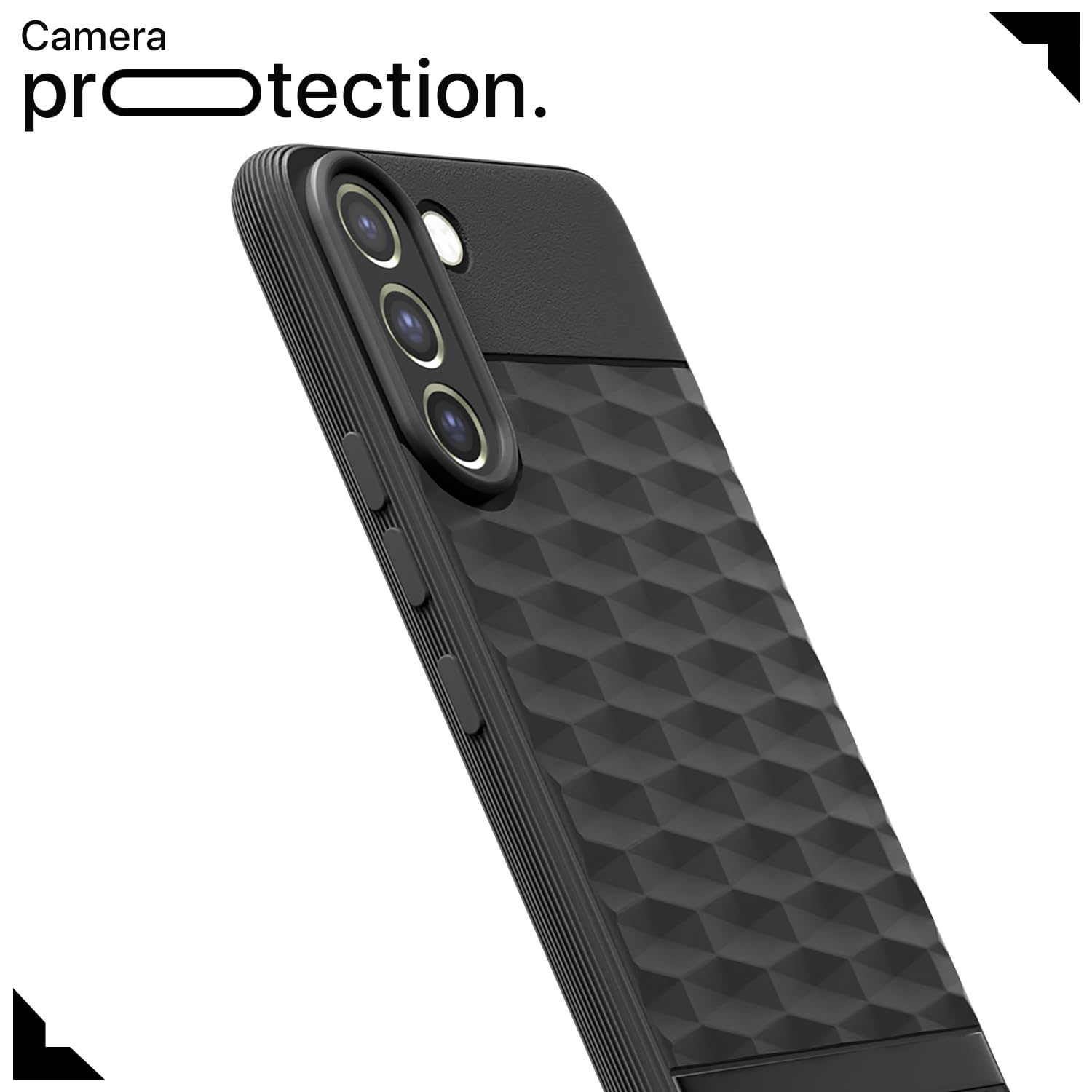 Pikkme Samsung Galaxy S21 FE 5G Gencase Back Cover (Black)