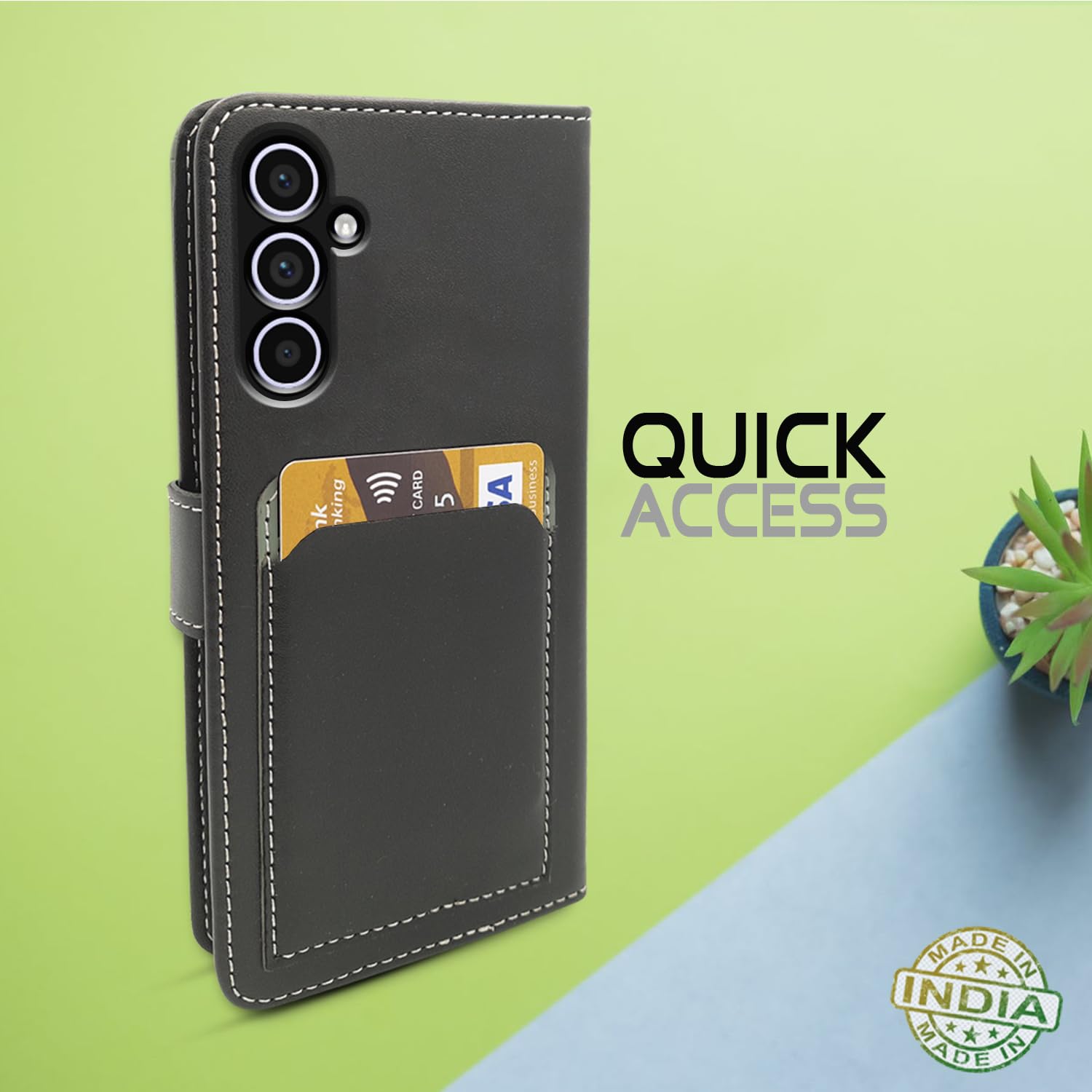 Pikkme Samsung A34 5G grey flip case – photo 4