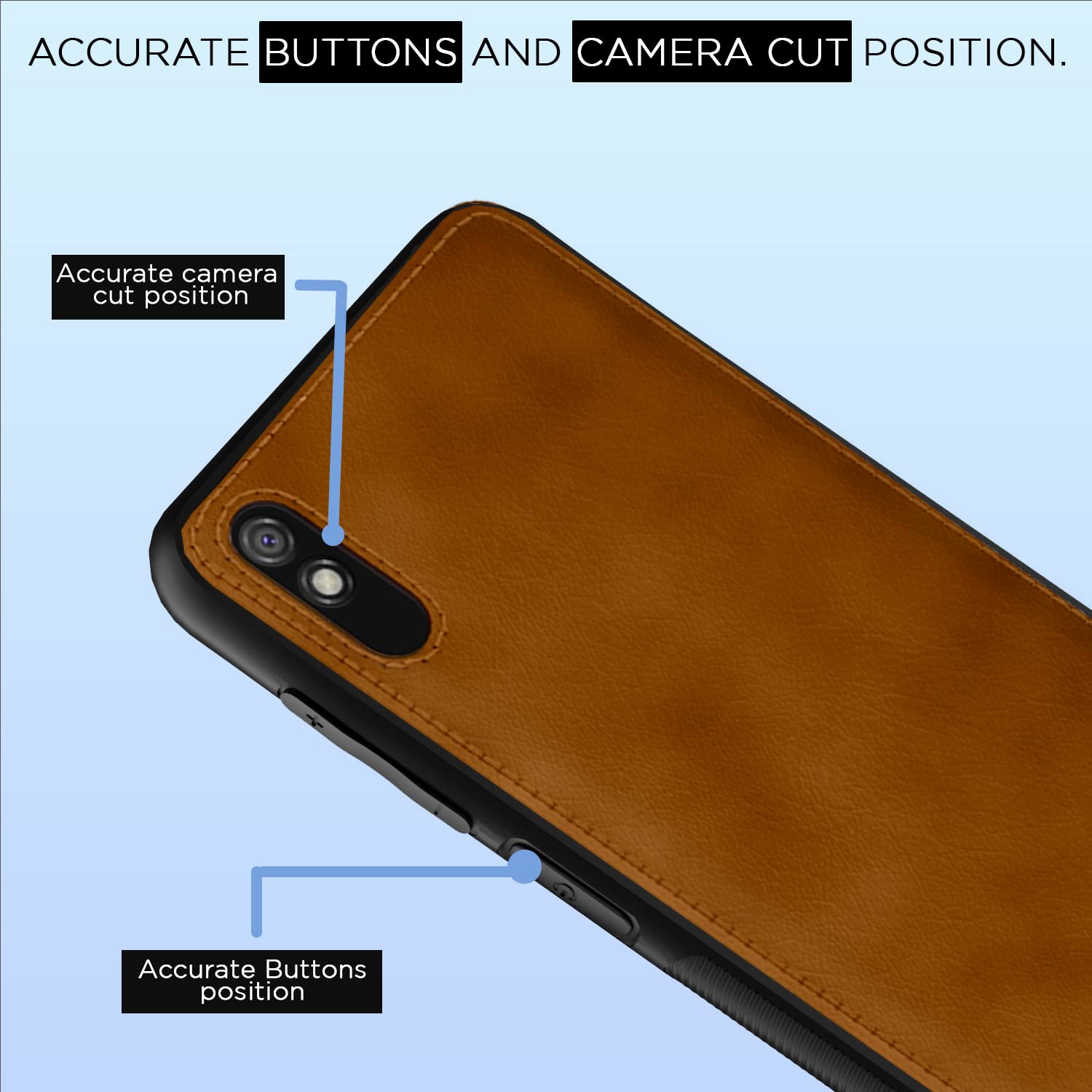 Pikkme brown mobile cover for Redmi 9A/9i/9A Sport – photo 6