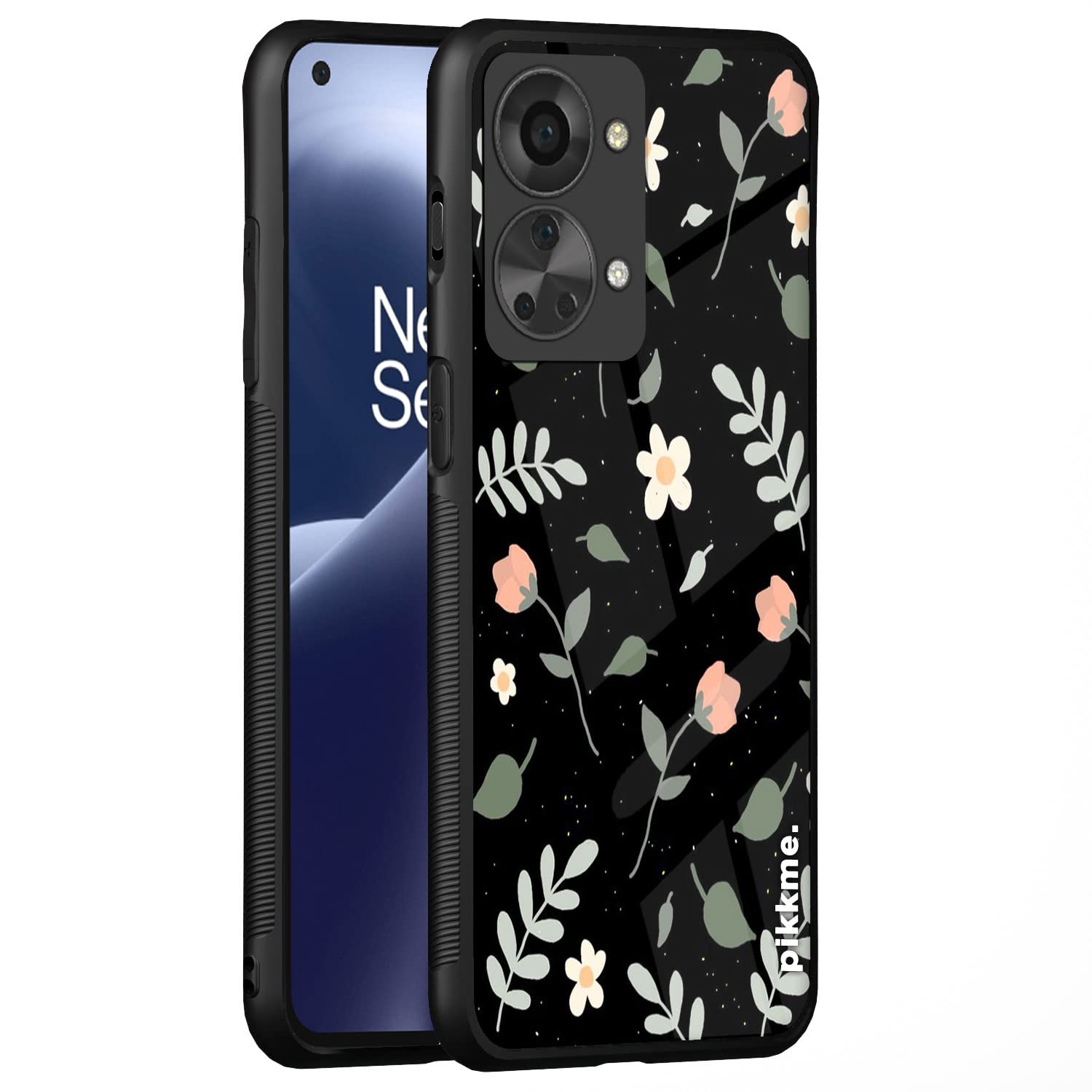 Pikkme OnePlus Nord 2T 5G Flower mobile back cover