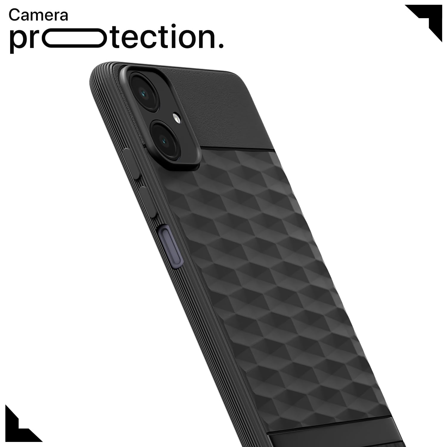 Pikkme Samsung Galaxy M05 / A05 / F05 Gencase Back Cover (Black)