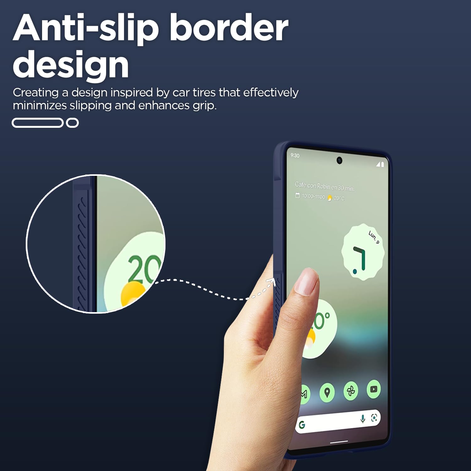 Pikkme blue back cover for Google Pixel 6A – photo 4