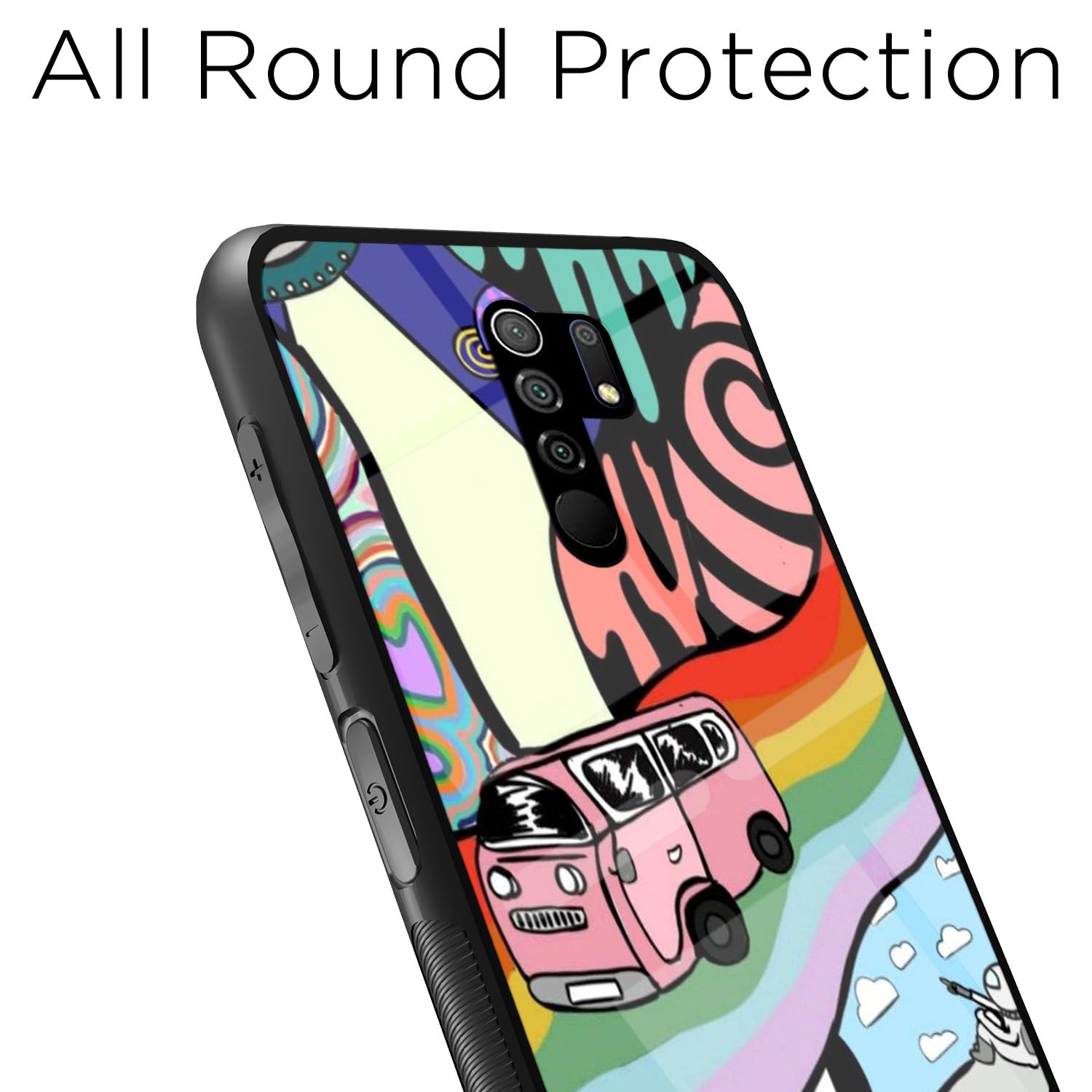 Pikkme Redmi 9 Prime Hybrid mobile back cover – photo 7