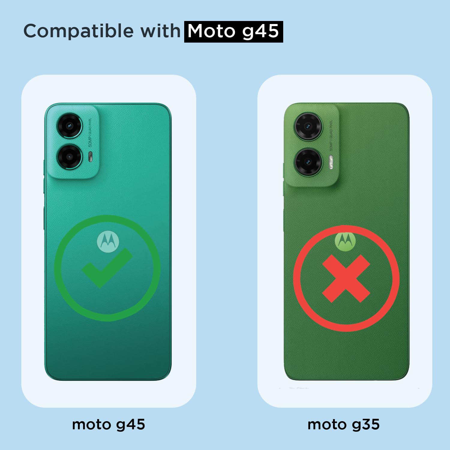 Transparent mag-safe mobile back cover for Moto G45 5G – Pikkme – photo 4