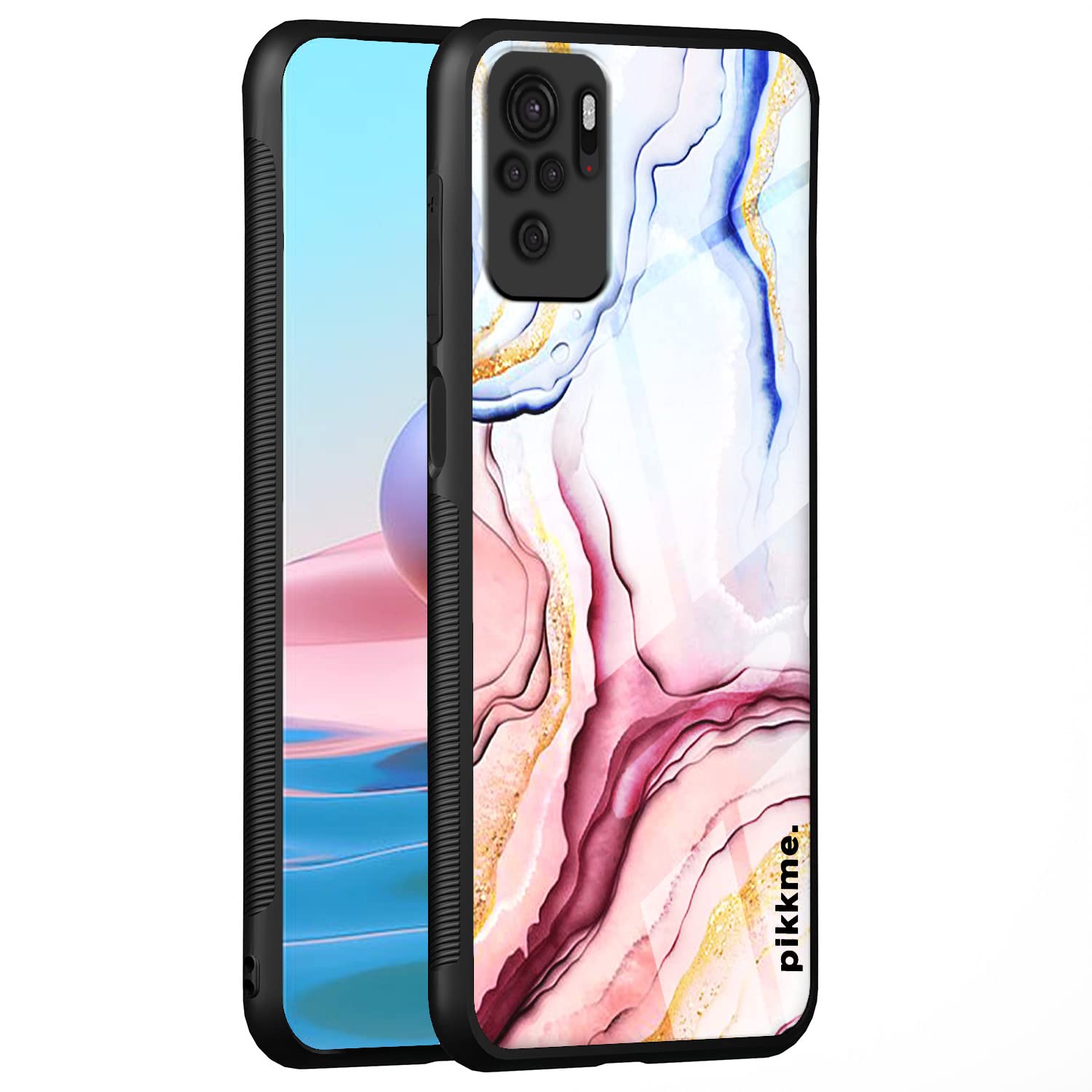 Pikkme Hybrid mobile back cover for Redmi Note 10/Note 10s
