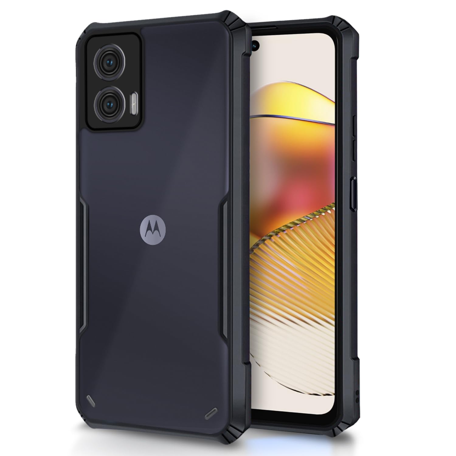 Moto G73 5G Eagle Back Cover -Black