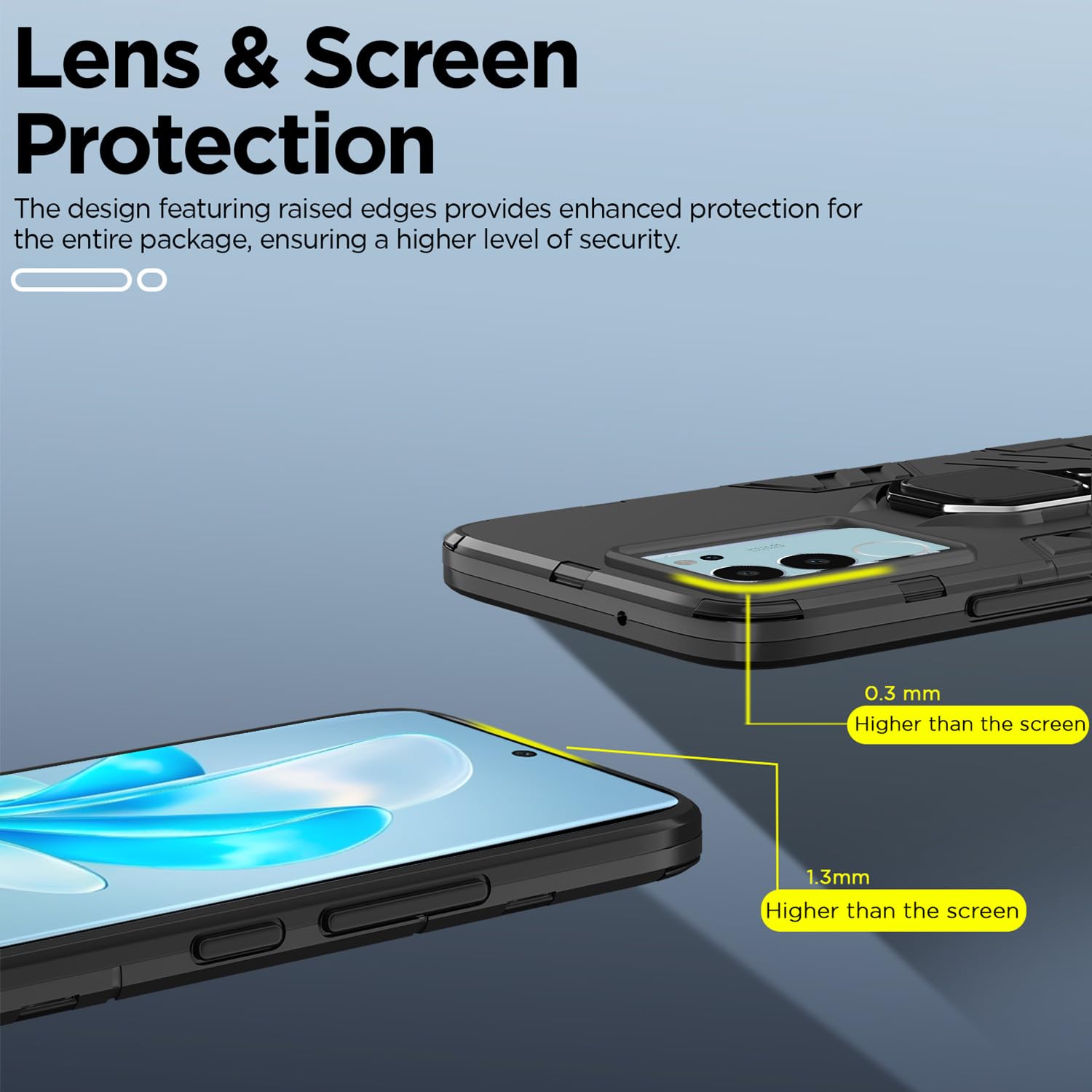 Pikkme black back cover for Vivo V29/V29 Pro 5G – photo 3