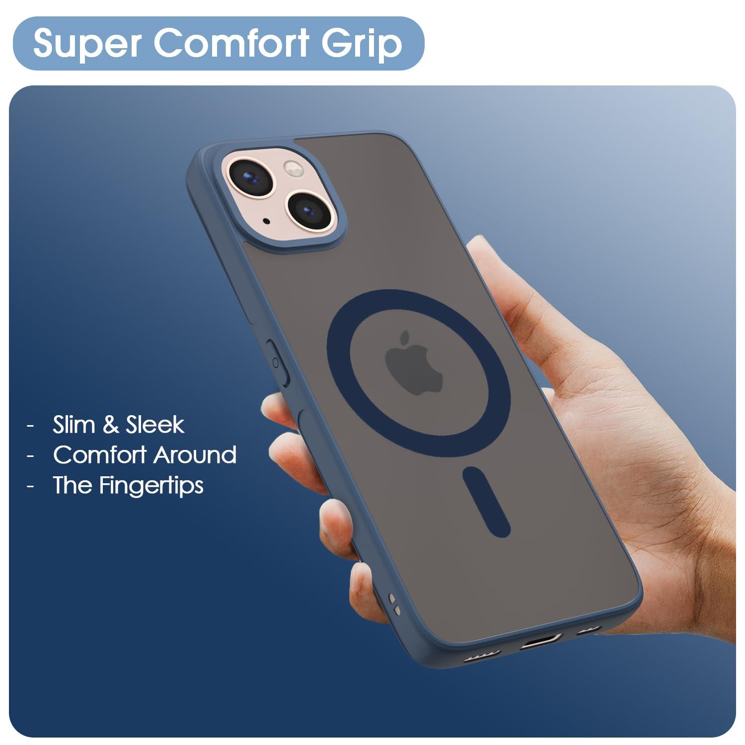 Blue MagSafe mobile back cover for iPhone 14 – Pikkme – photo 6