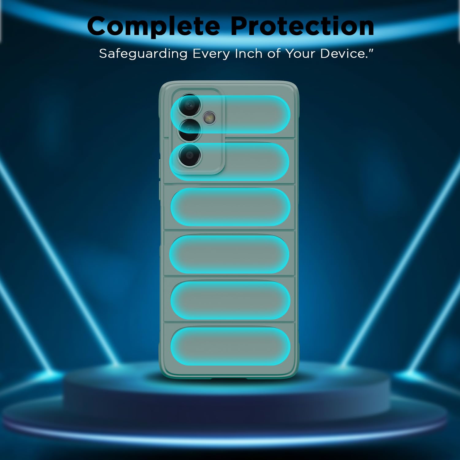 Green Liquid Silicone mobile back cover for Samsung A14 5G – Pikkme – photo 2