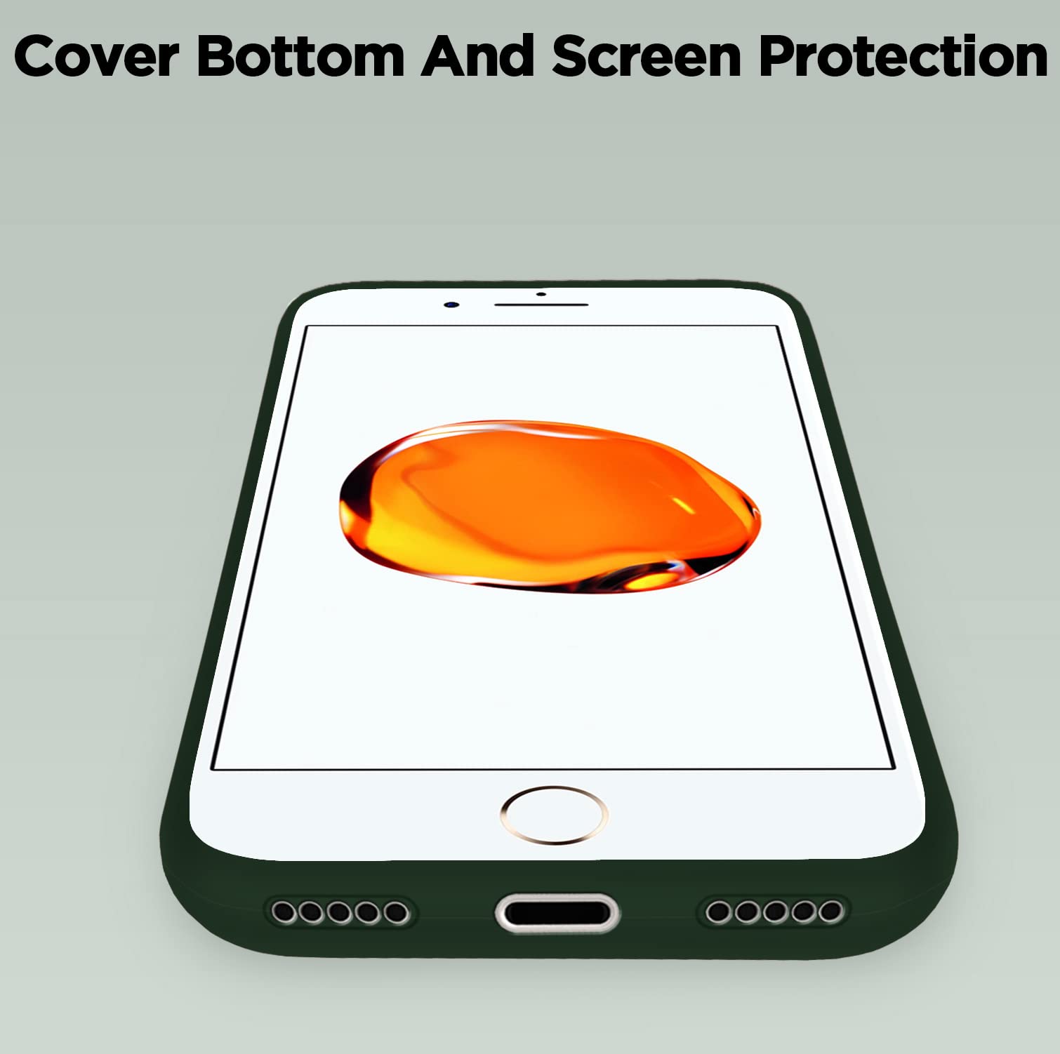 Pikkme iPhone 7 Plus/8 Plus Soft Silicone atrovirens phone cover – photo 5