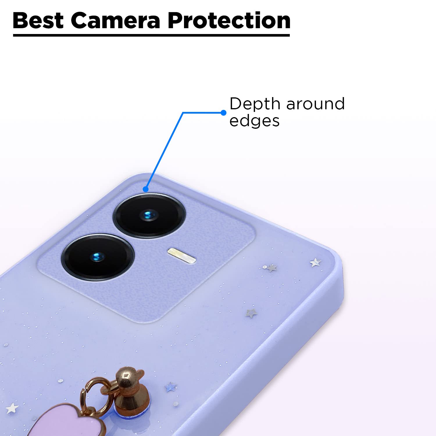 Pikkme purple back cover for Vivo Y22 – photo 2