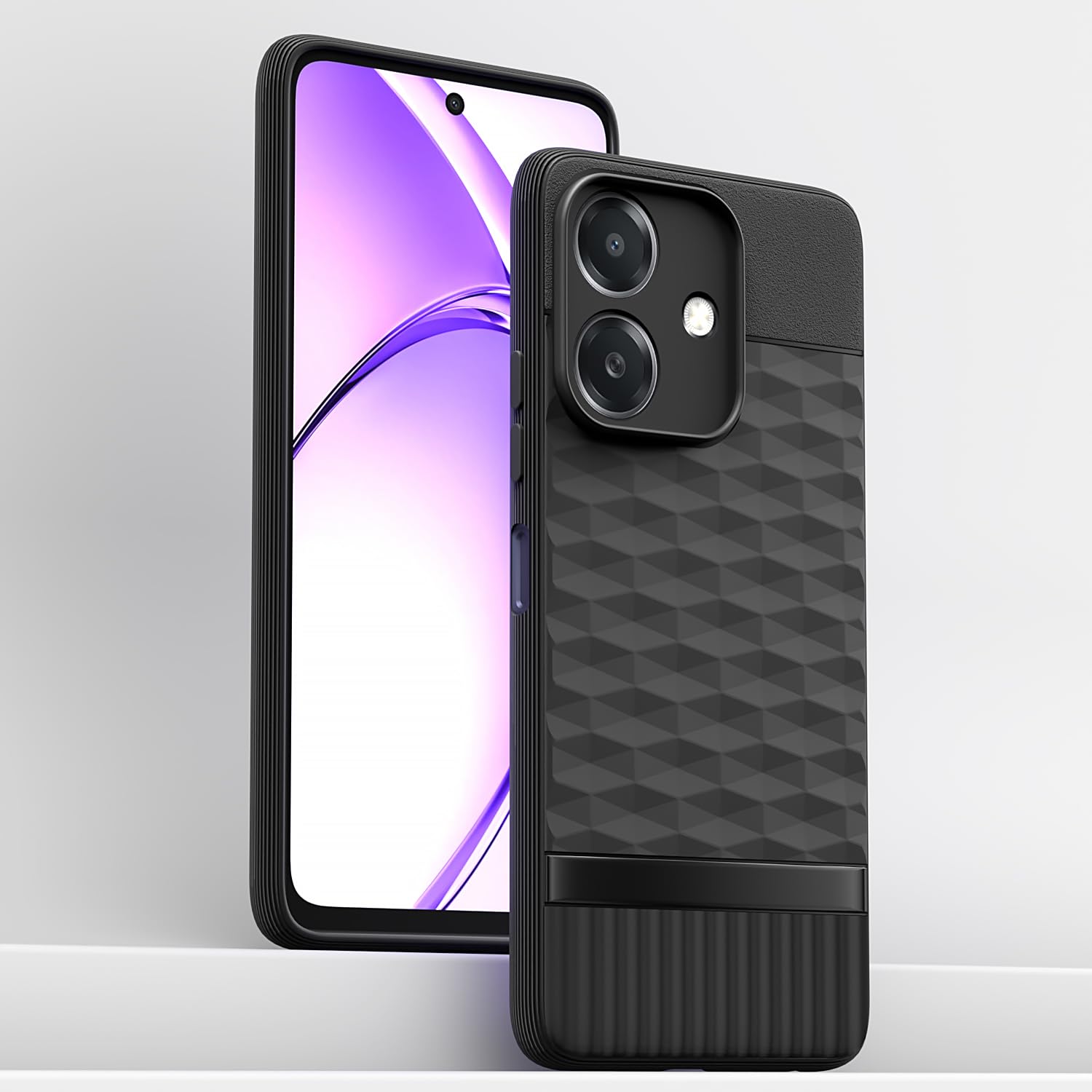 Pikkme Realme C61 / Realme Narzo N61 Gencase Back Cover (Black)