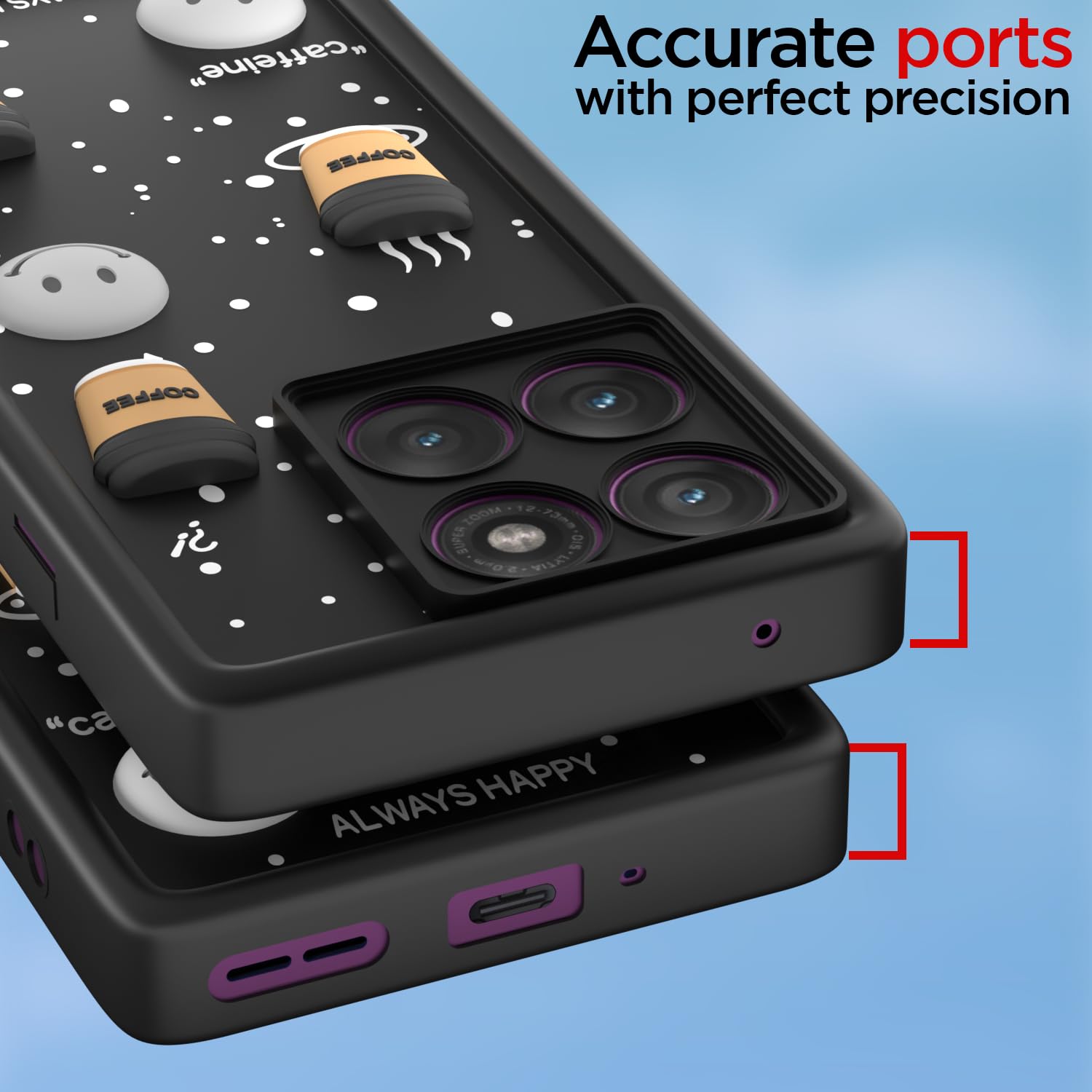 Pikkme black phone cover for Moto Edge 60 Pro 5G/3D – photo 4
