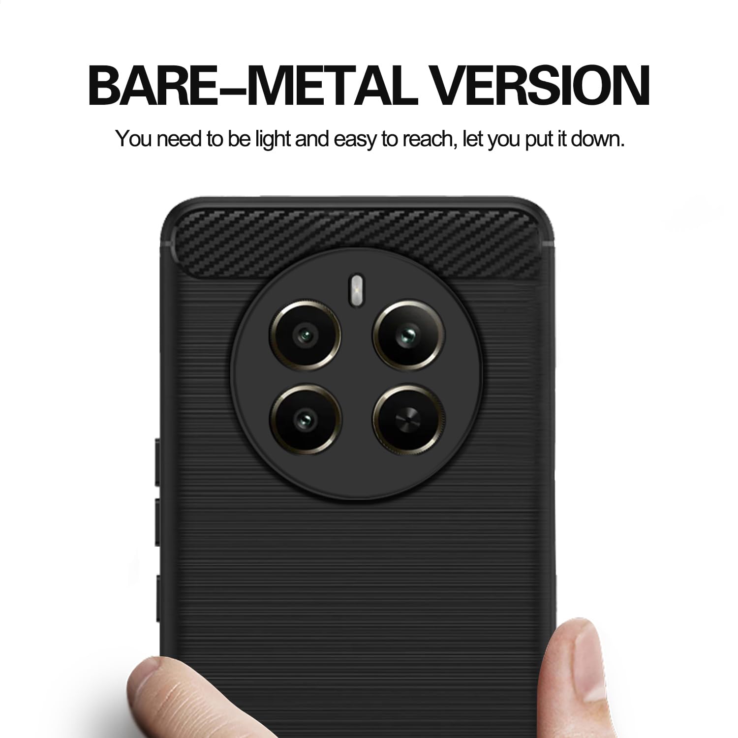 Pikkme black Hybrid mobile cover for Realme 12 Plus/P1/Narzo 70/70 Pro 5G – photo 5