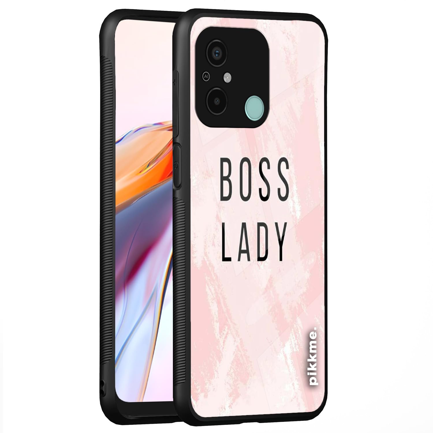Pikkme Hybrid mobile back cover for Redmi 12C/Poco C55