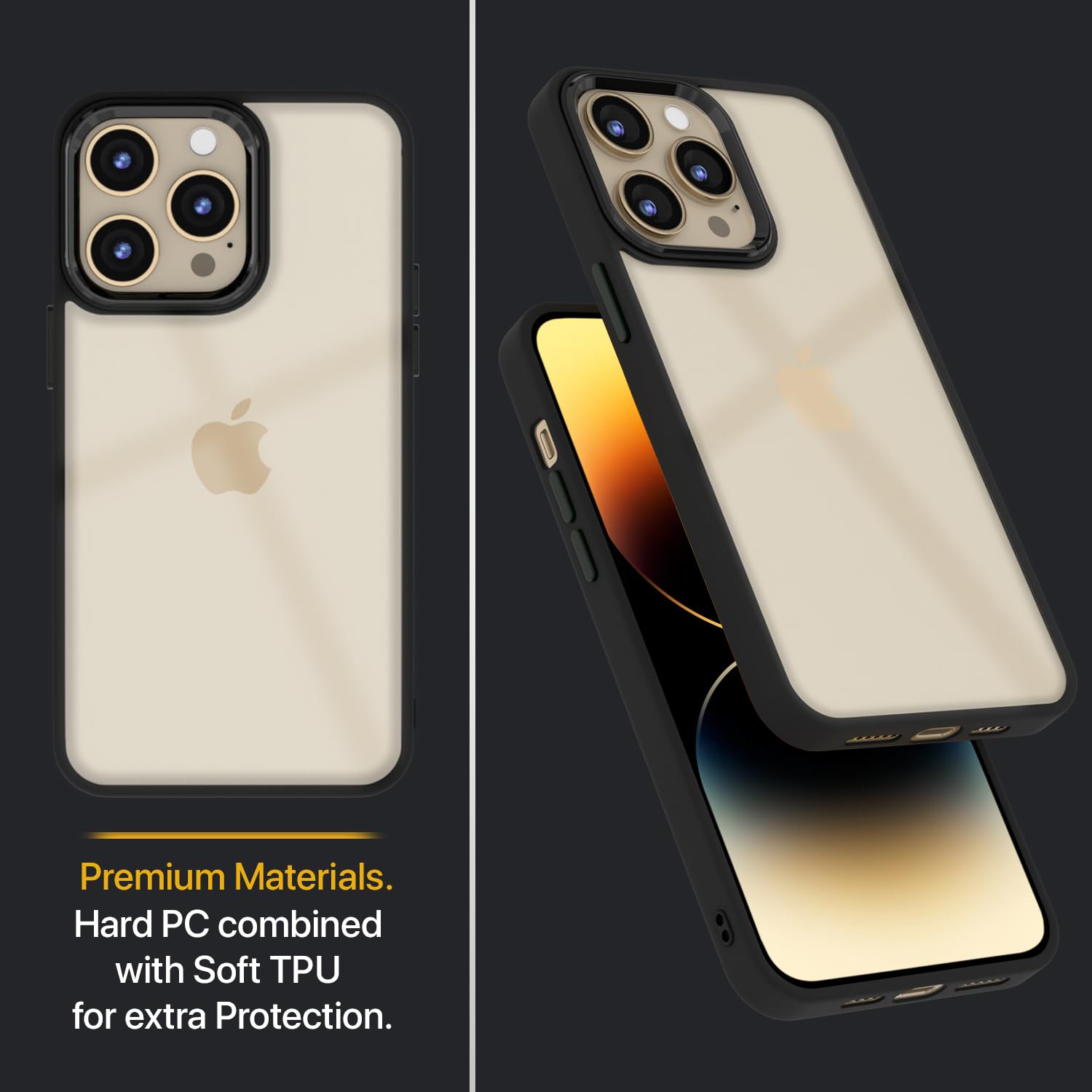 Black mobile cover for iPhone 14 Pro Max – Pikkme – photo 4