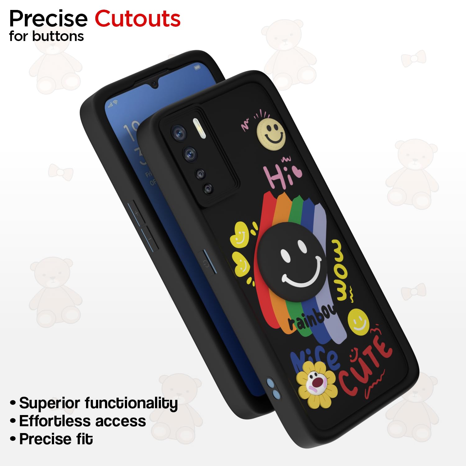 Pikkme Oppo F15 black back cover – photo 6