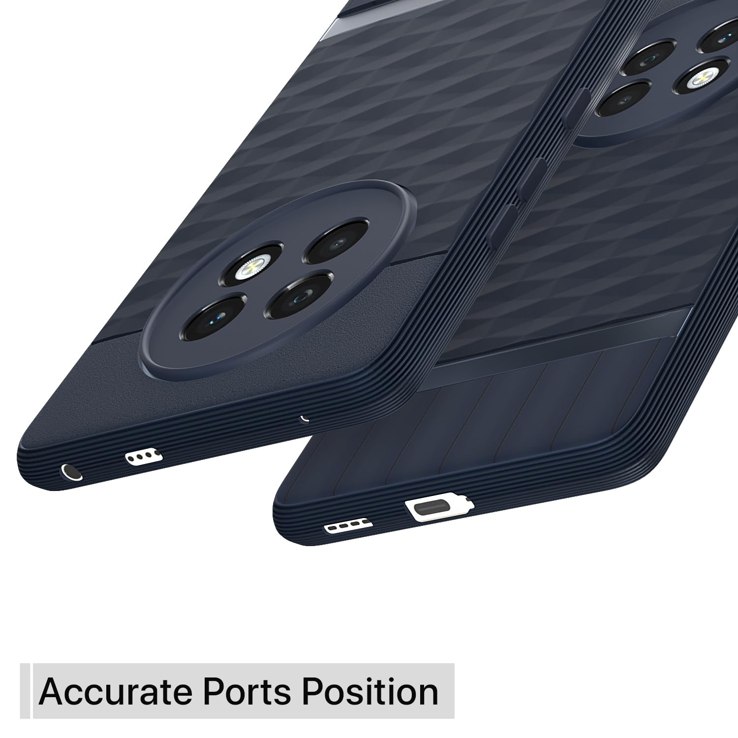 Pikkme Realme 13 Plus 5G / Realme P1 Speed 5G Gencase Back Cover (Blue)