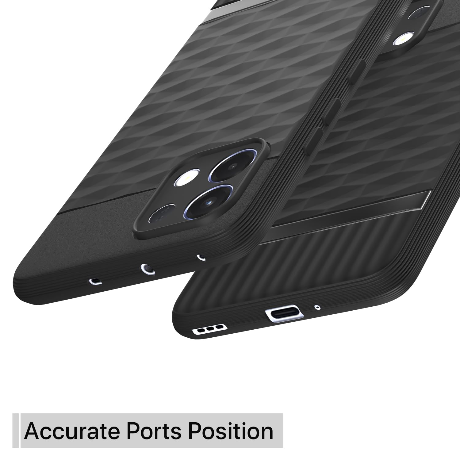 Pikkme Oppo K13 5G Shockproof Soft Flexible Gencase Back cover (Black)