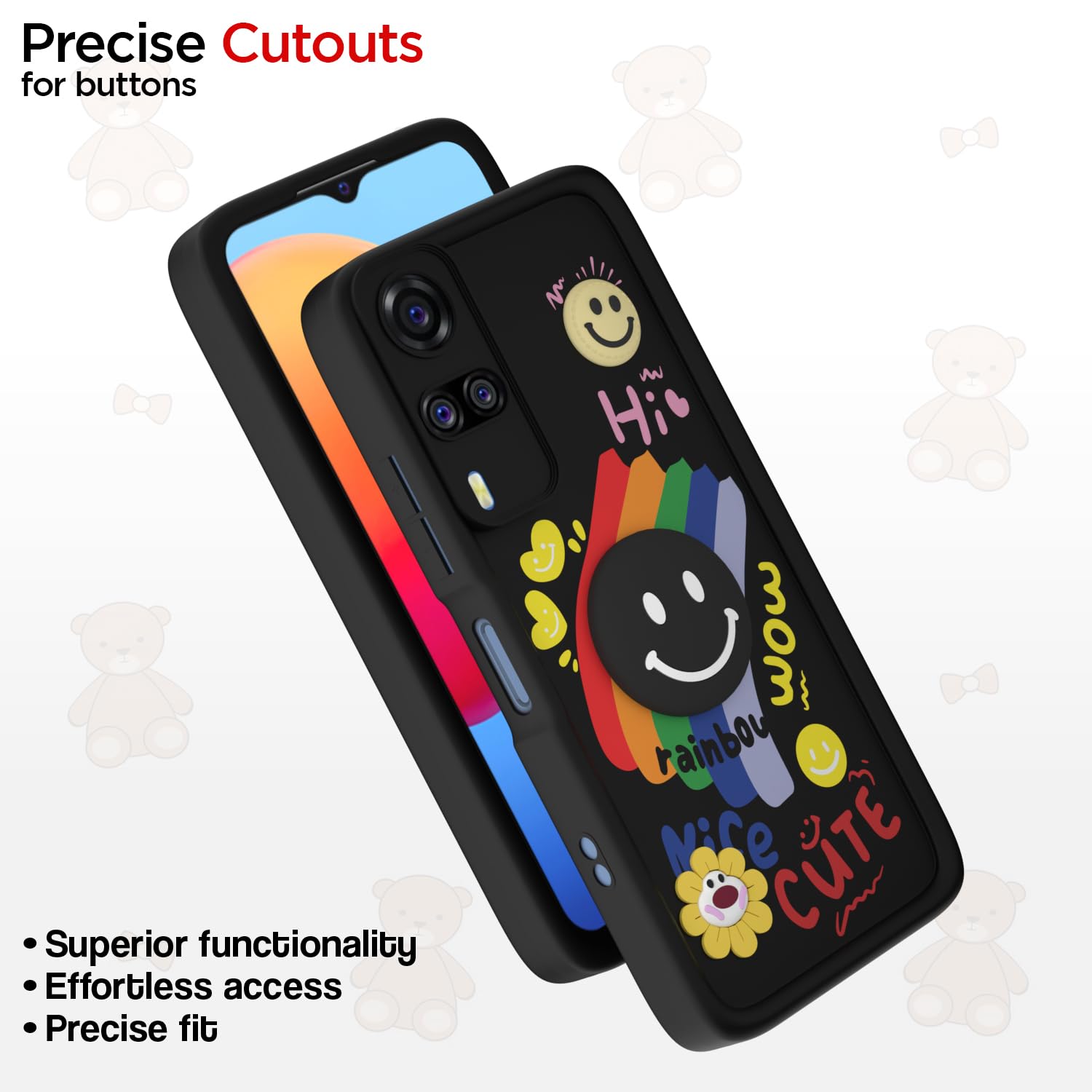 Pikkme black Soft Silicone mobile cover for Vivo Y31/Y51 – photo 6