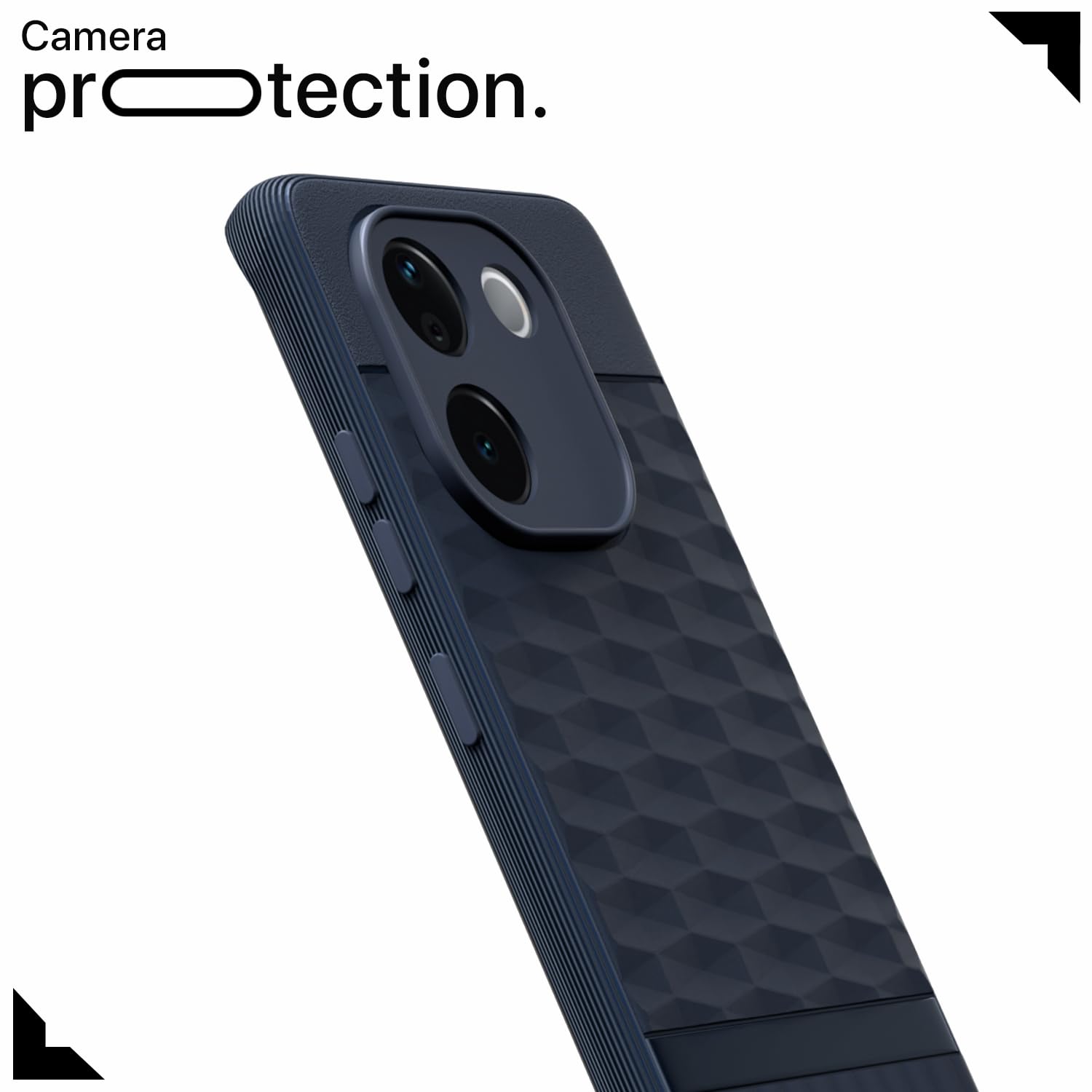 Pikkme Vivo T3 Pro 5G / iQOO Z9s Pro 5G Gencase Back Cover (Blue)