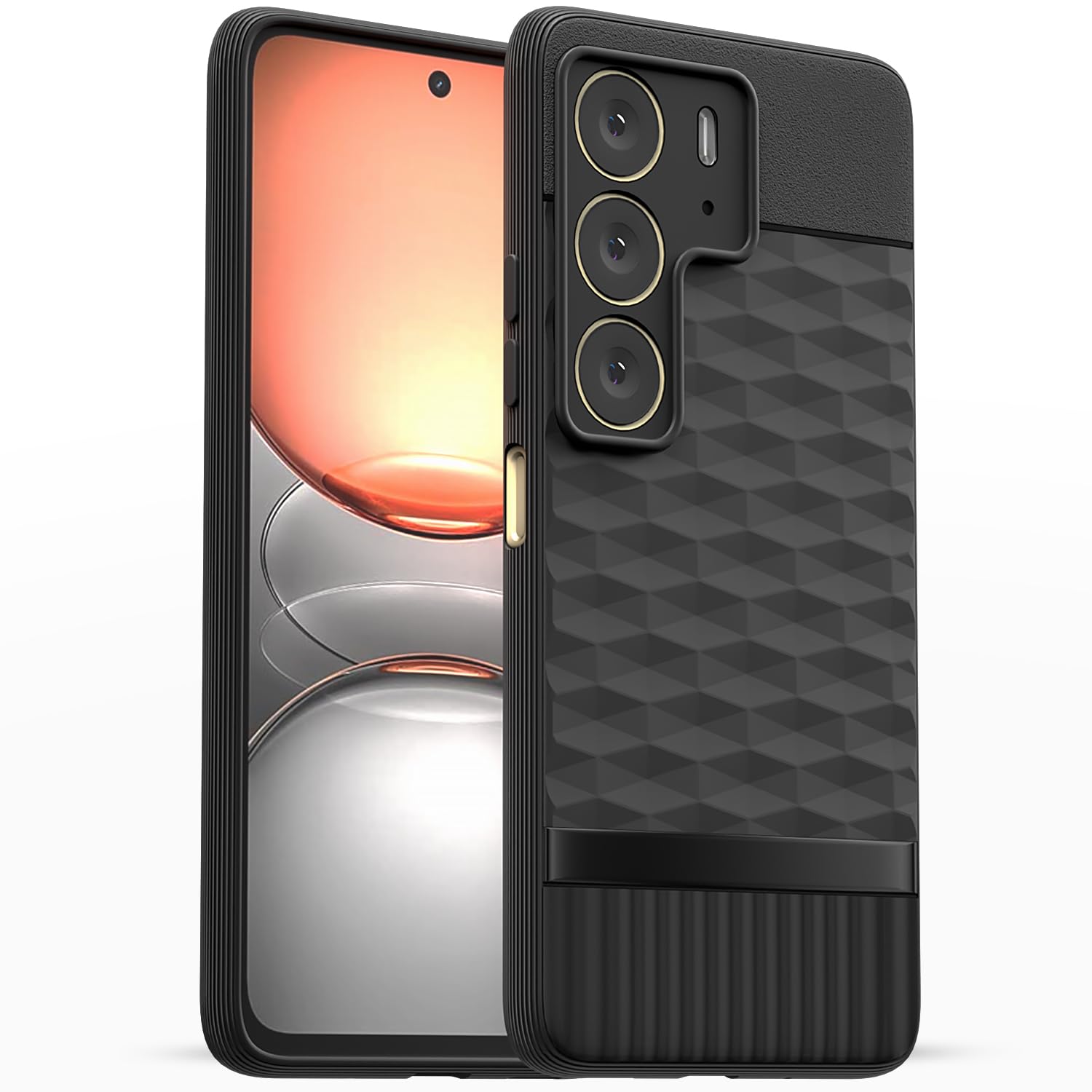 Realme C75 Gencase Back Cover - Black