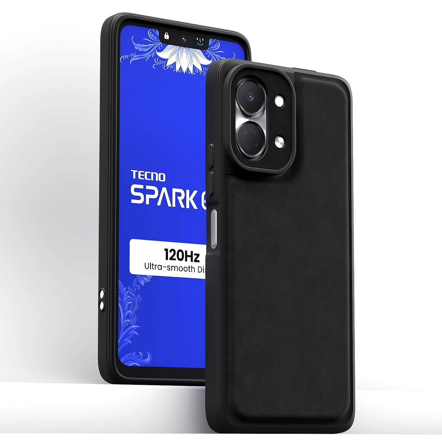Pikkme black Leather phone cover for Tecno Spark Go 3 – photo 2