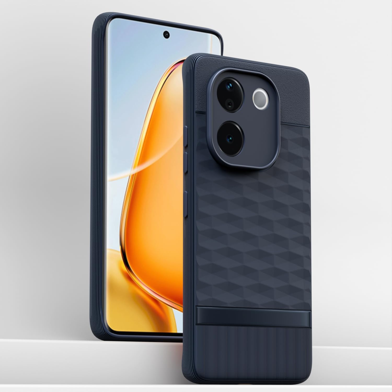 Pikkme Vivo T3 Pro 5G / iQOO Z9s Pro 5G Gencase Back Cover (Blue)