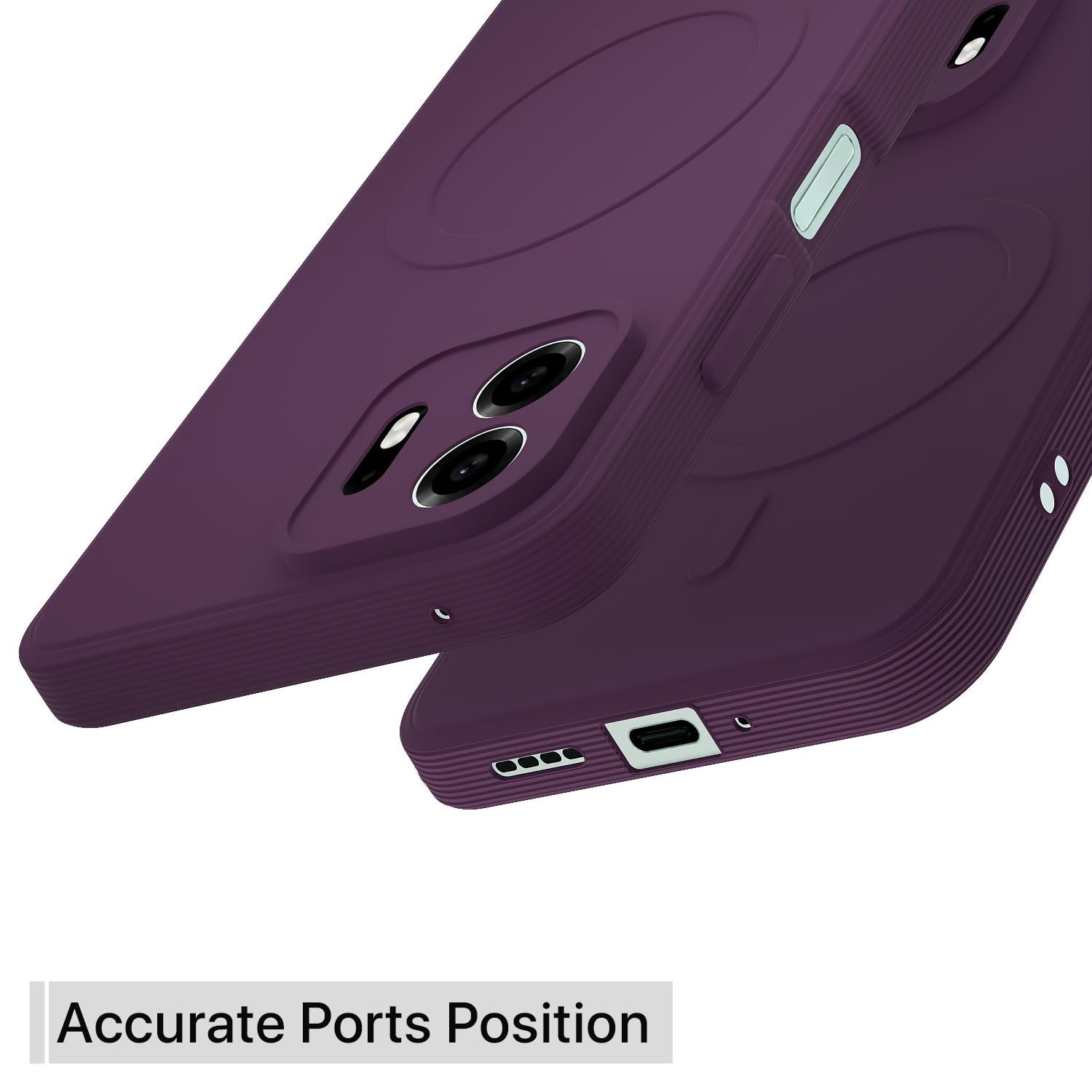 Pikkme purple MagSafe back cover for OnePlus N6 5G – photo 4