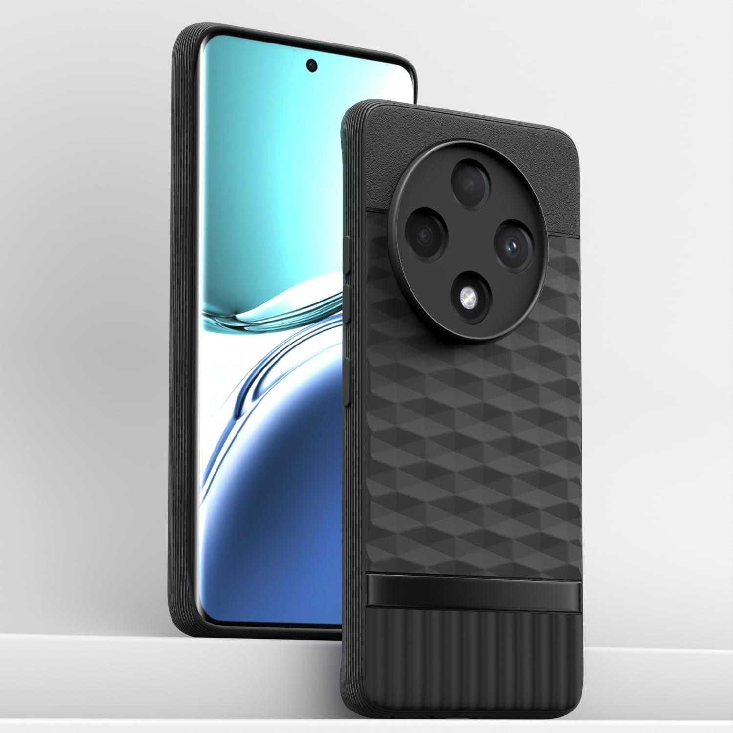 Pikkme Oppo F27 Pro Plus 5G Gencase Back Cover (Black)