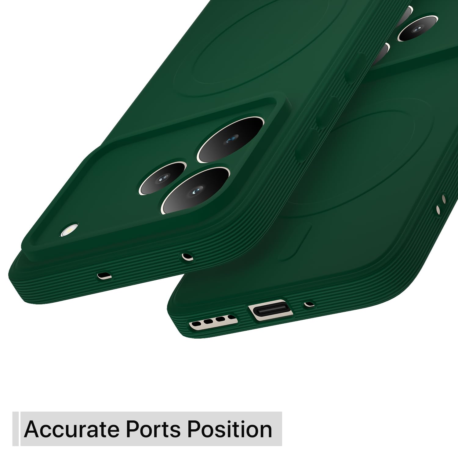 Pikkme green MagSafe mobile cover for Realme P4 Pro 5G – photo 4