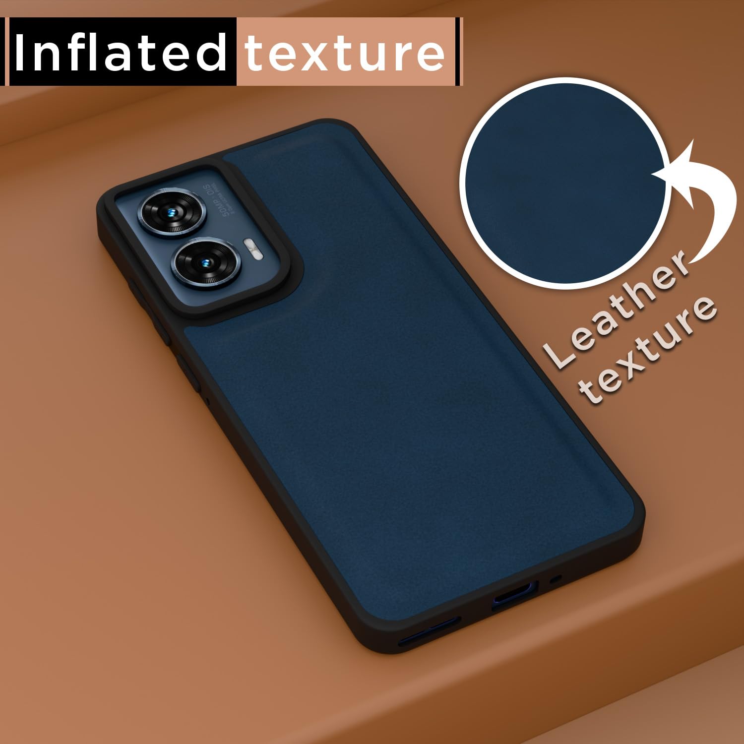 Pikkme Moto Edge 50 Fusion/G96 5G blue back cover – photo 2