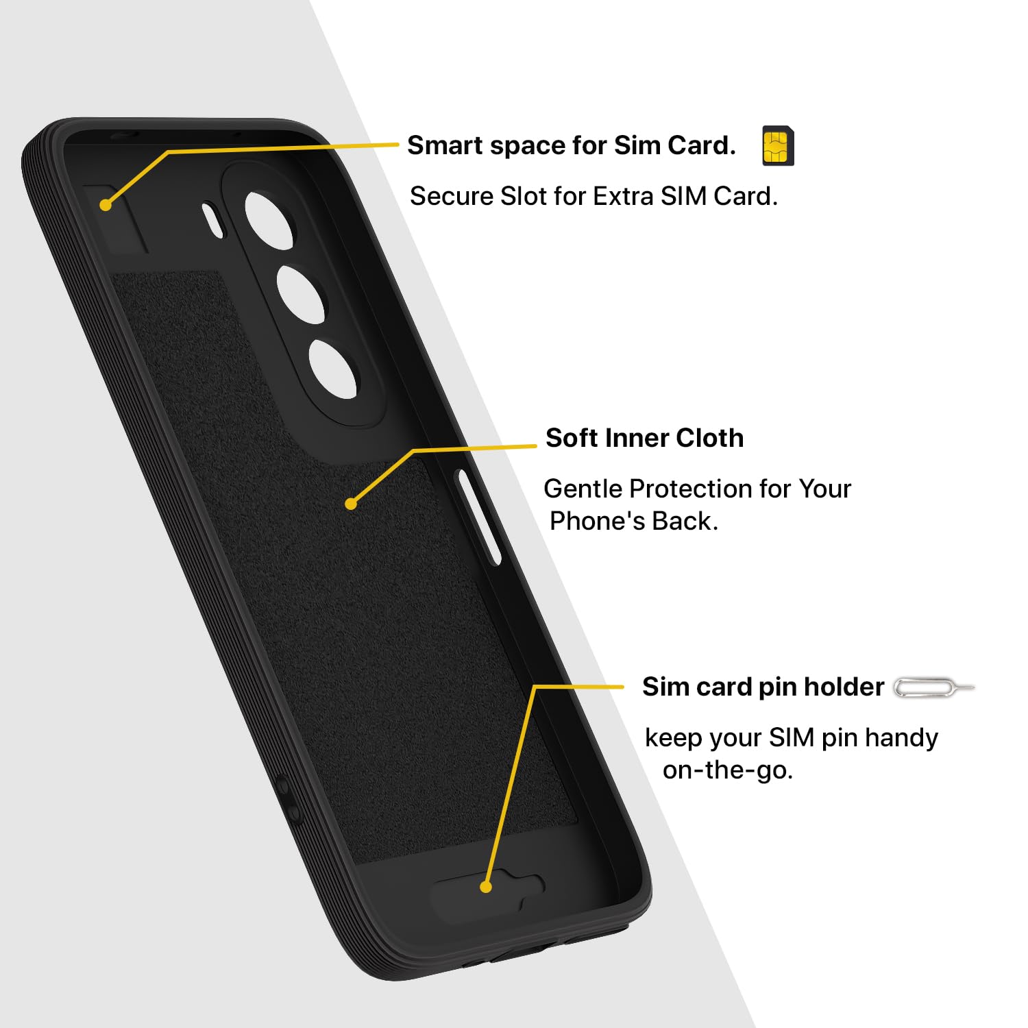 Pikkme black phone cover for Realme P4x 5G – photo 6
