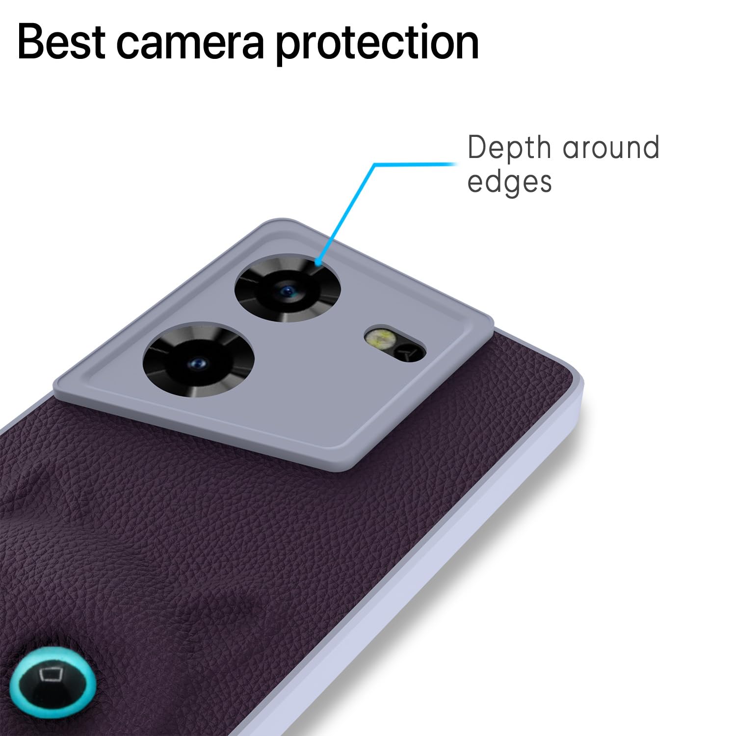 Pikkme Techno Pova 5 Kitty Back Cover (Purple)