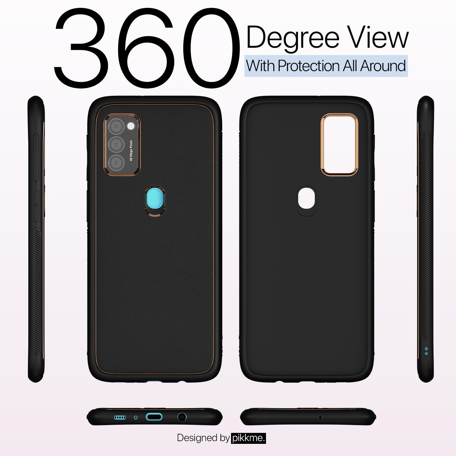Black Chrome back cover for Samsung M30s/M21/M21 (2021) – Pikkme – photo 3