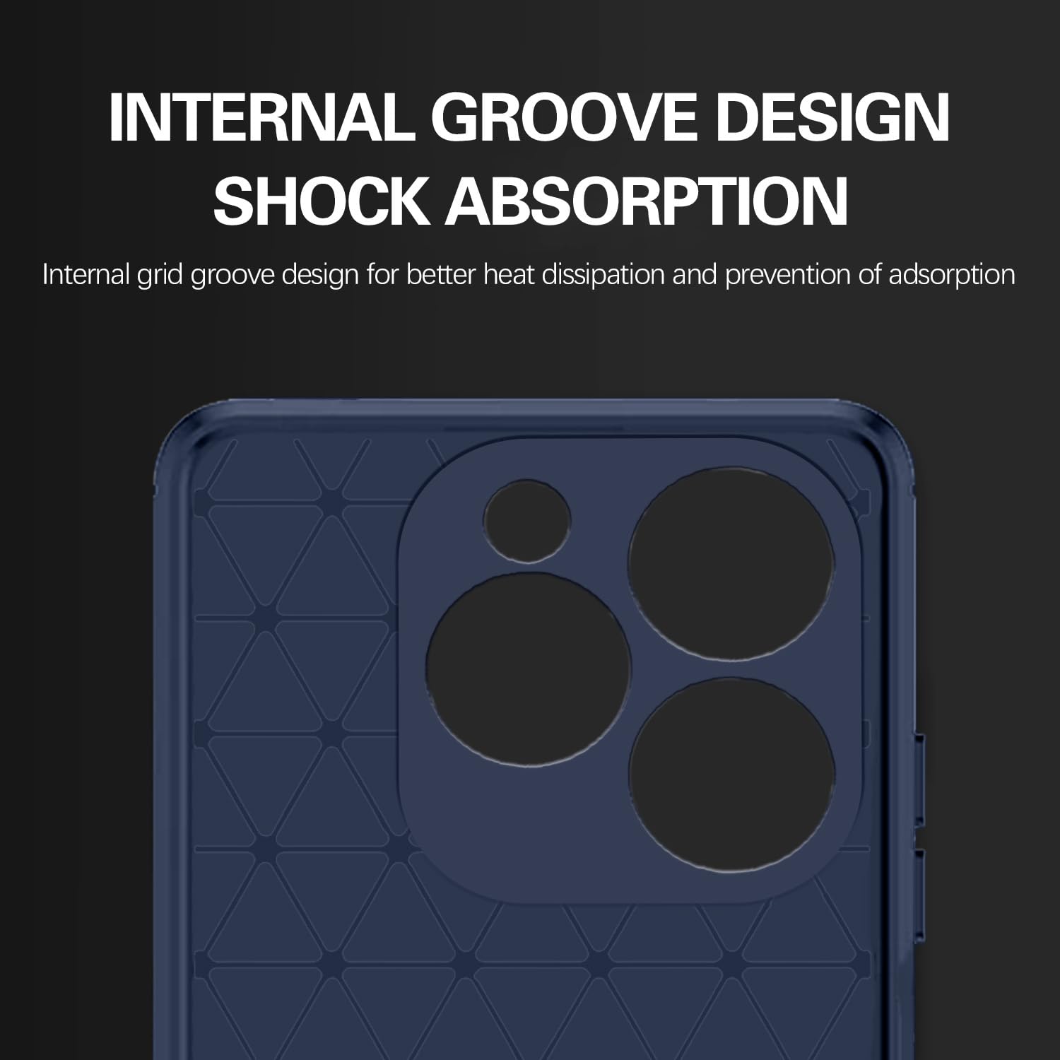 Infinix Note 40X 5G Hybrid mobile back cover in blue by Pikkme – photo 5