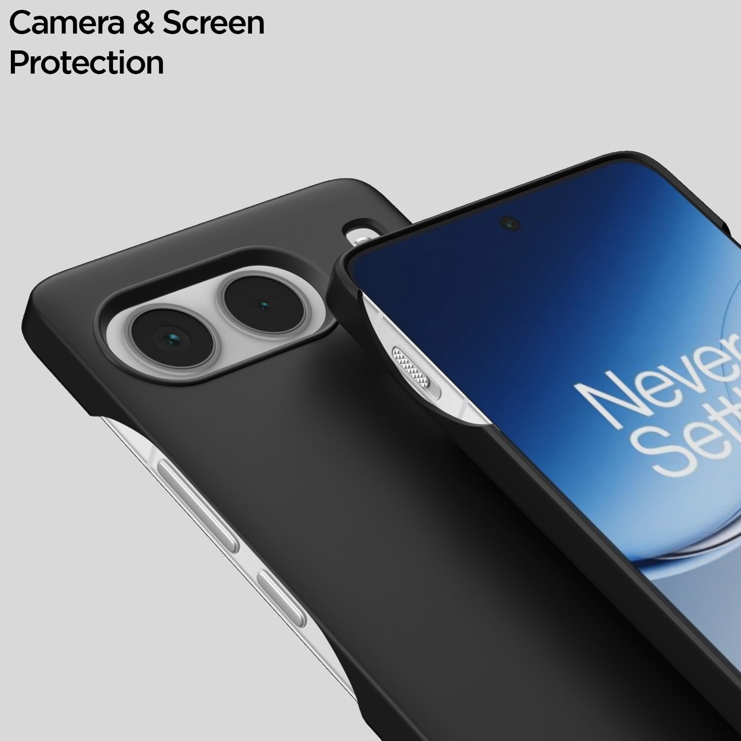 Pikkme OnePlus Nord 4 5G SideCut Back Cover (Black)