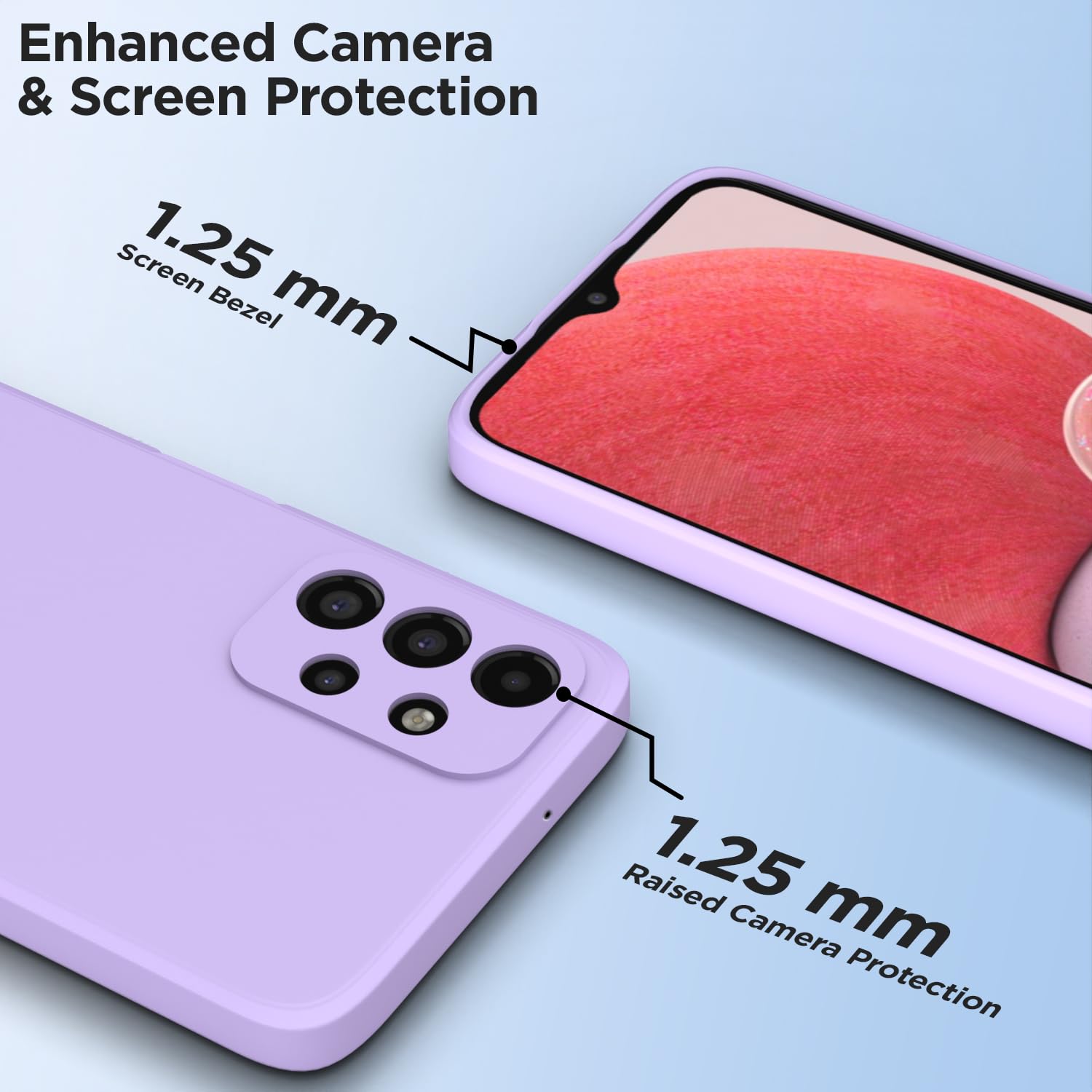 Pikkme Samsung A13 4G Liquid Silicone purple phone cover – photo 6