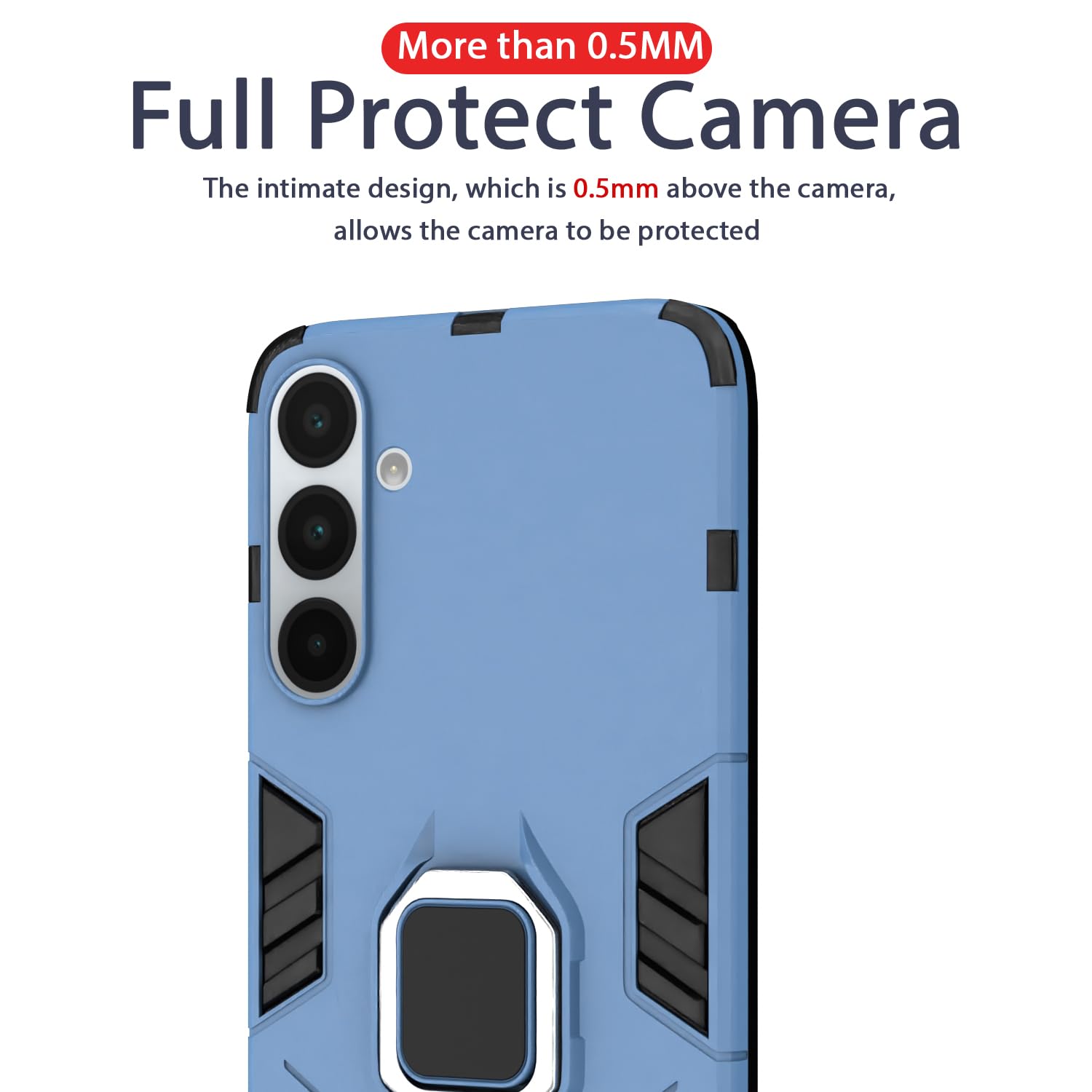 Pikkme Samsung A56 5G D5 Tough Armor blue phone cover – photo 7