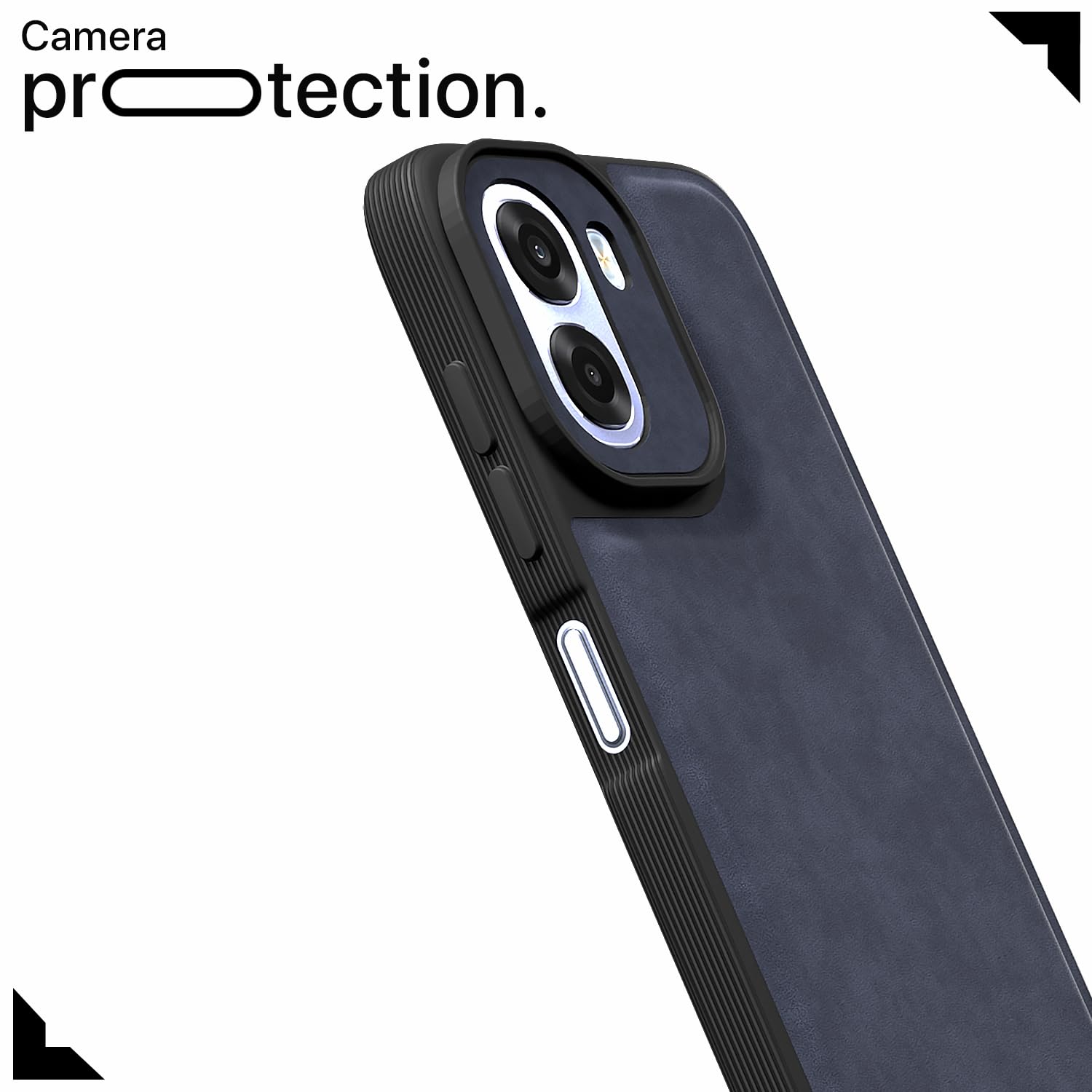 Oppo K14x 5G/A6x/A6s 5G Leather mobile cover in blue by Pikkme – photo 5