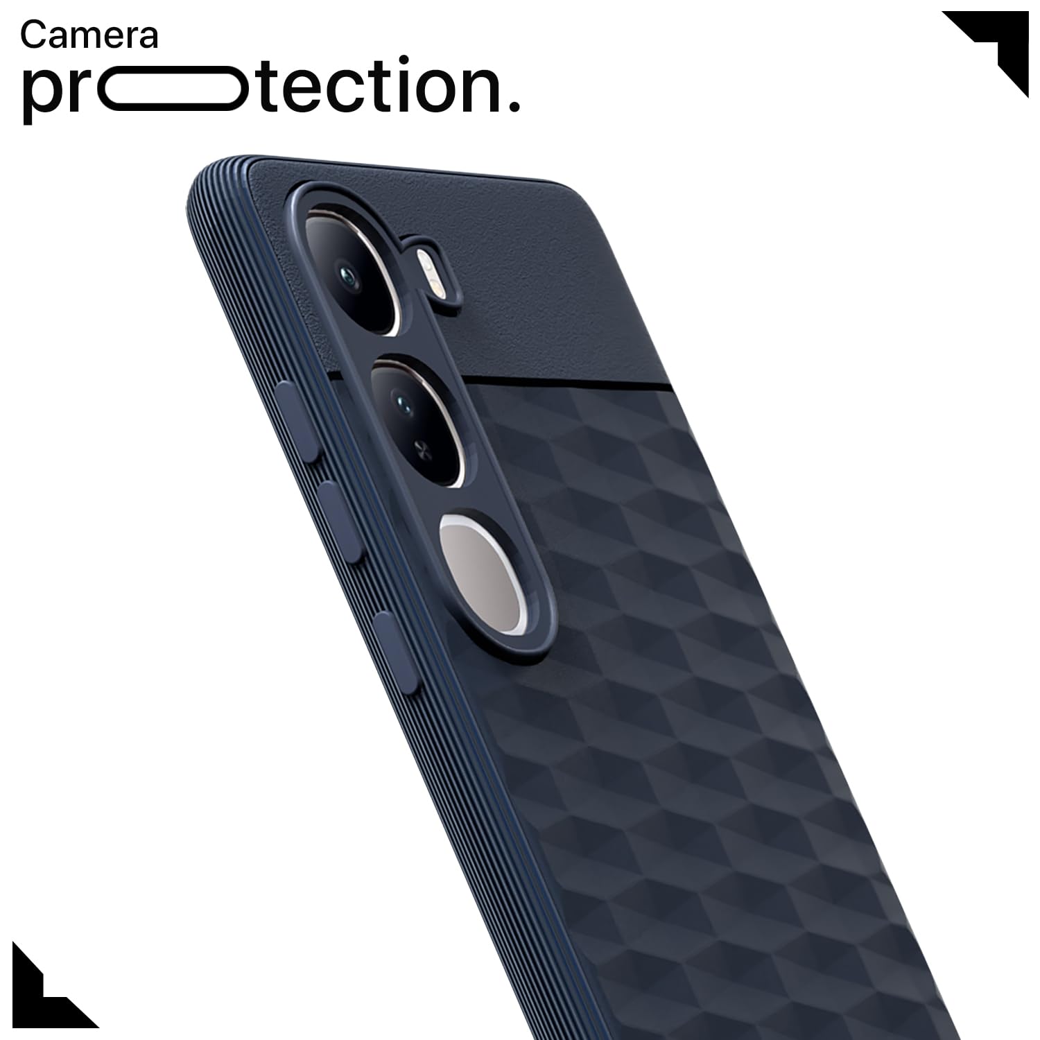 Pikkme Vivo Y300 5G Gencase Back Cover (Blue)