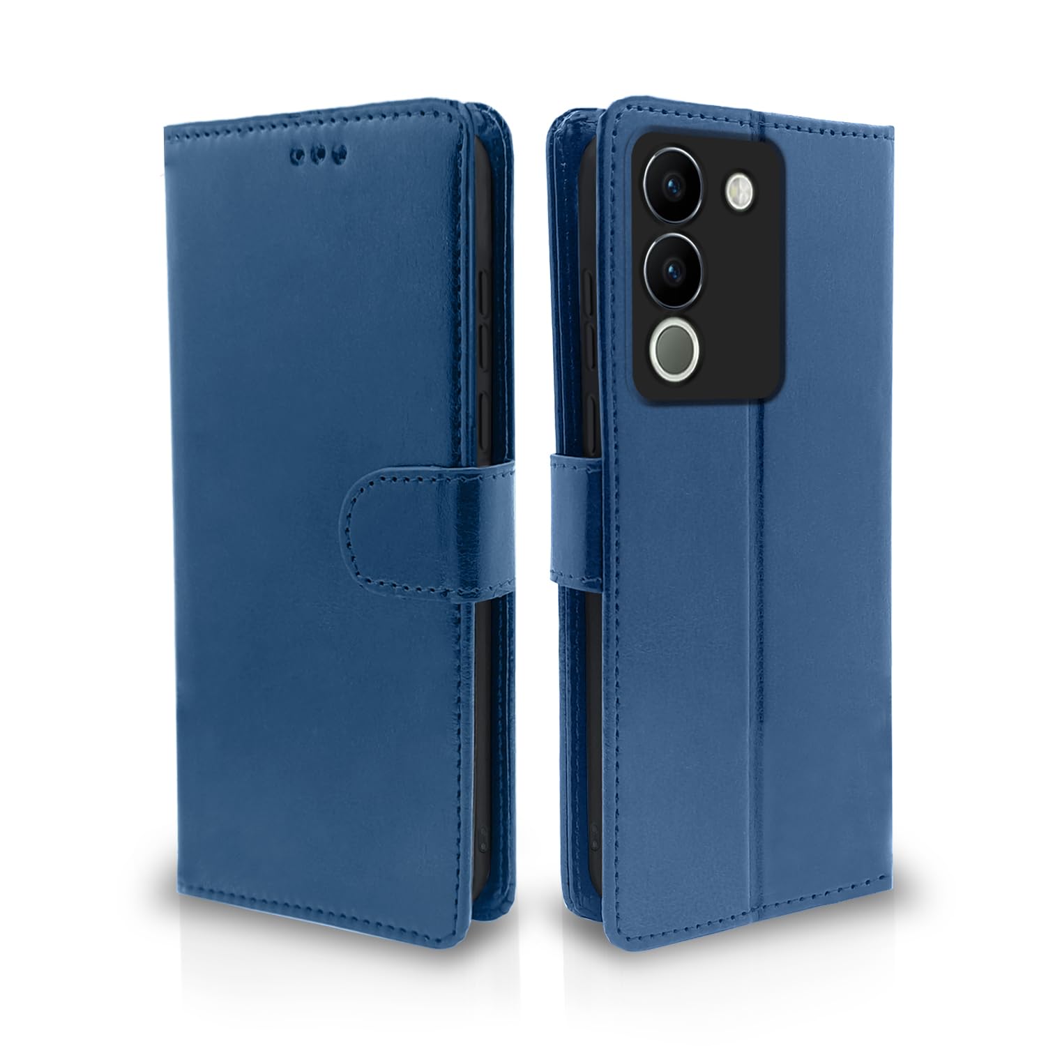 Pikkme Vivo Y200 5G Wallet blue wallet flip cover