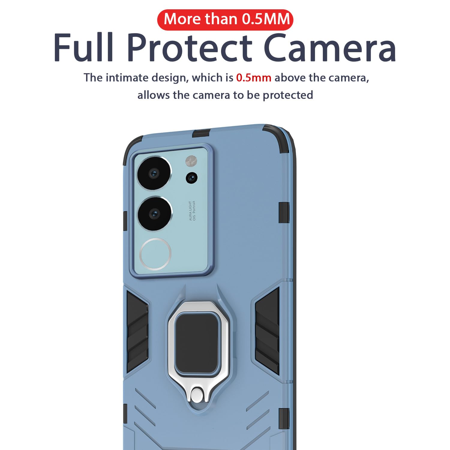 Pikkme Vivo V29/V29 Pro 5G blue phone cover – photo 7