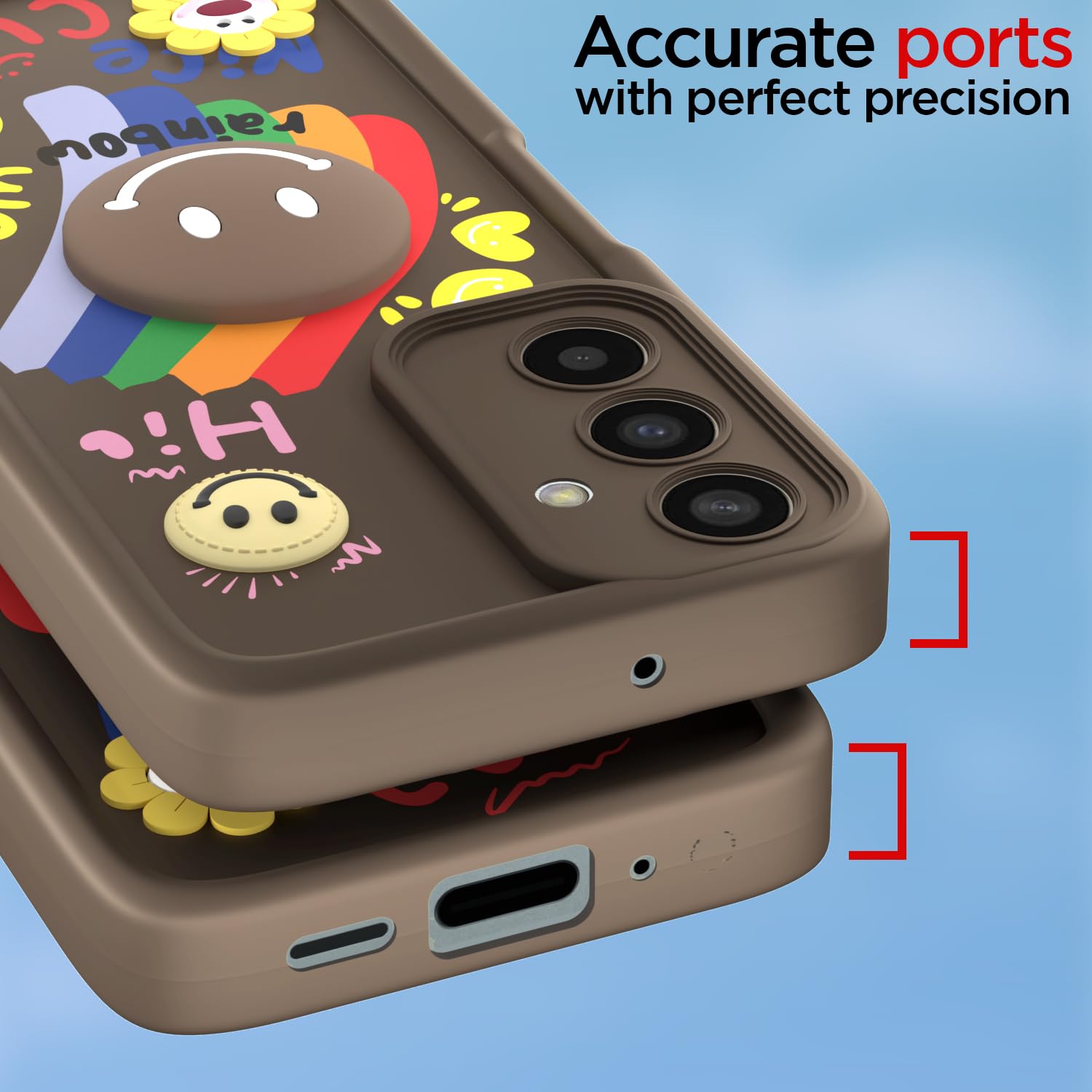 Pikkme Samsung M35 5G brown phone cover – photo 4