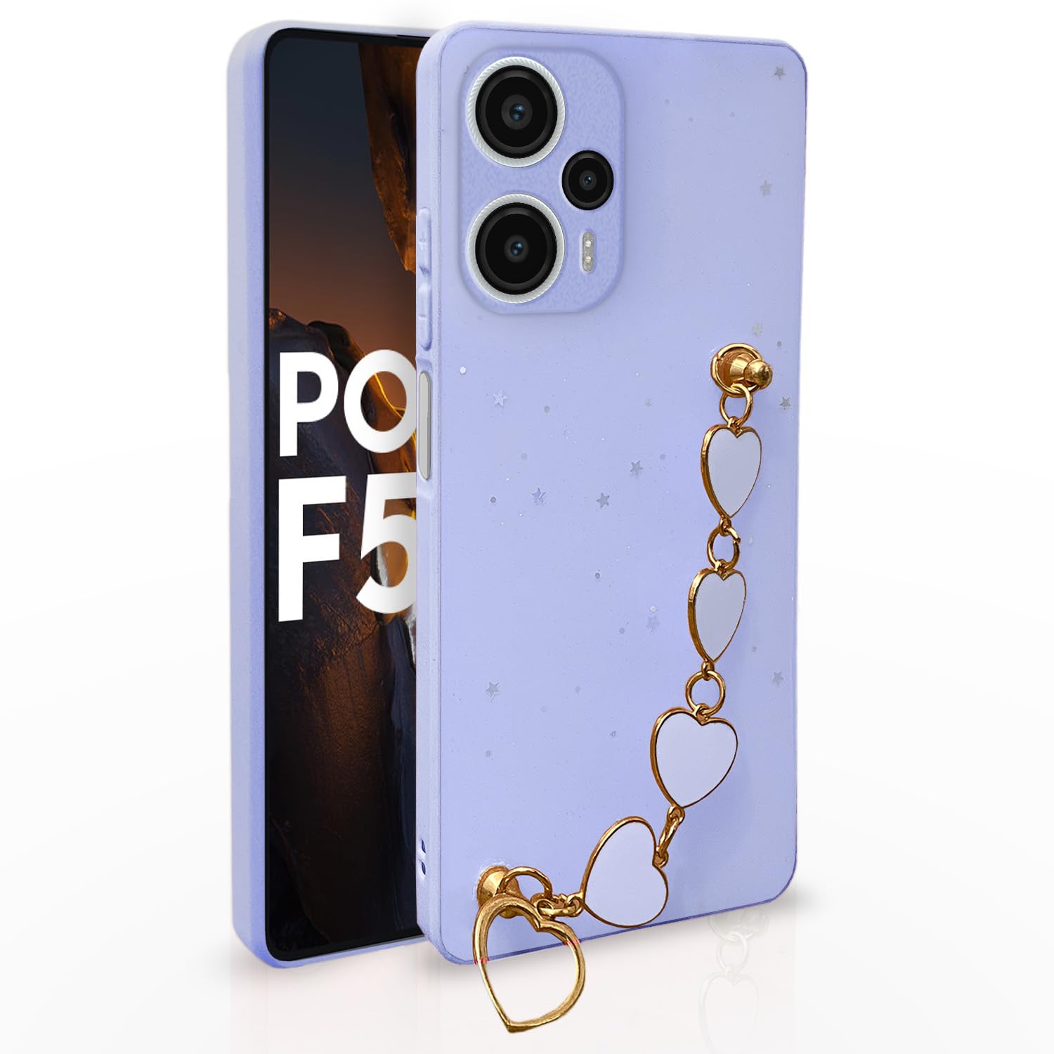 Purple Chain back cover for Poco F5 5G – Pikkme